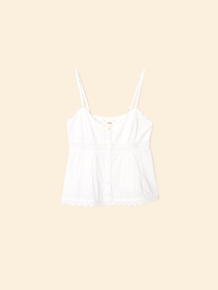 LM01 Top Blanc Anna Tank Top Blanc Anna Tank Top