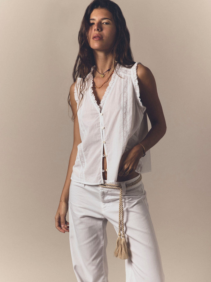 LM01 Top Blanc Louise Top Blanc Louise Top