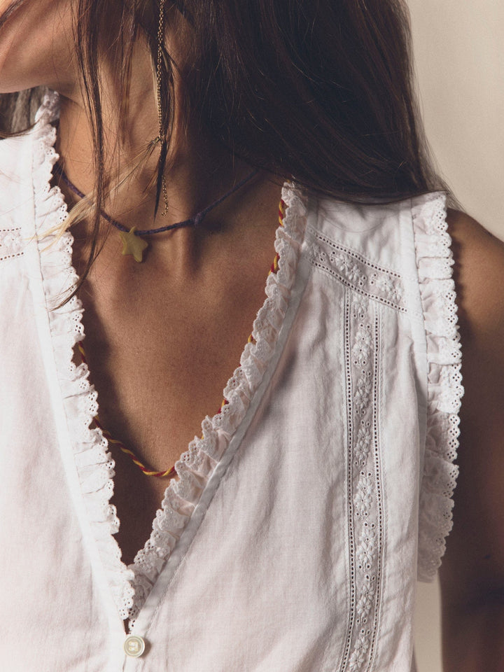 LM01 Top Blanc Louise Top Blanc Louise Top