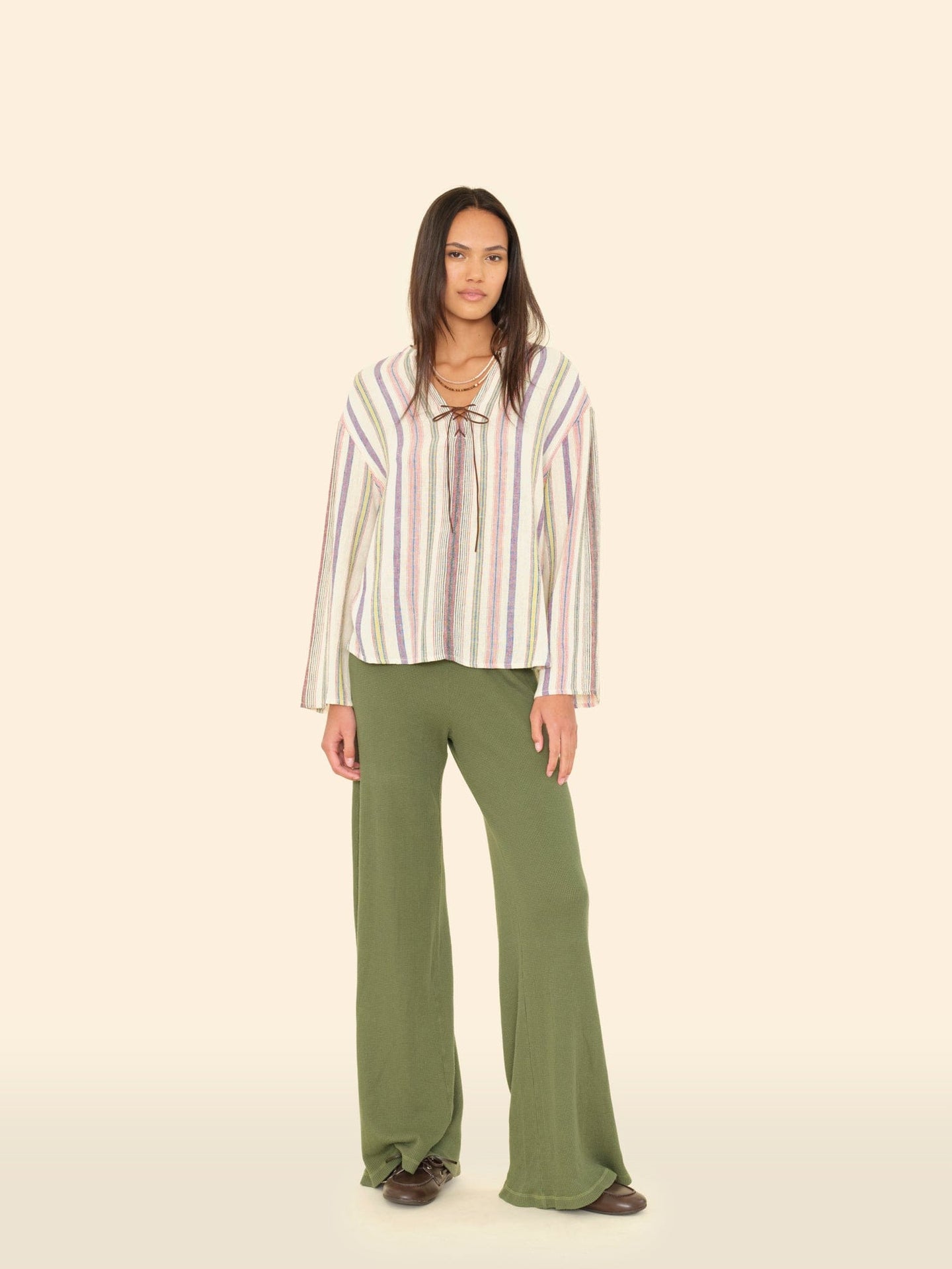 LM02 Pant Washed Army Manon Pant Washed Army Manon Pant