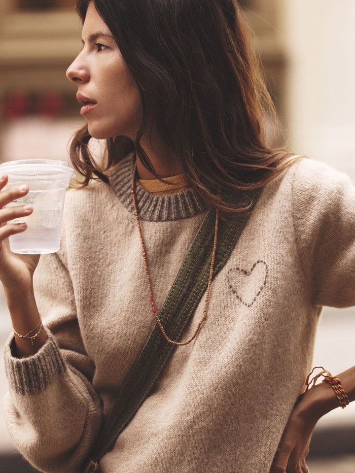 LM02 Sweater Vanille Valentin Sweater Vanille Valentin Sweater