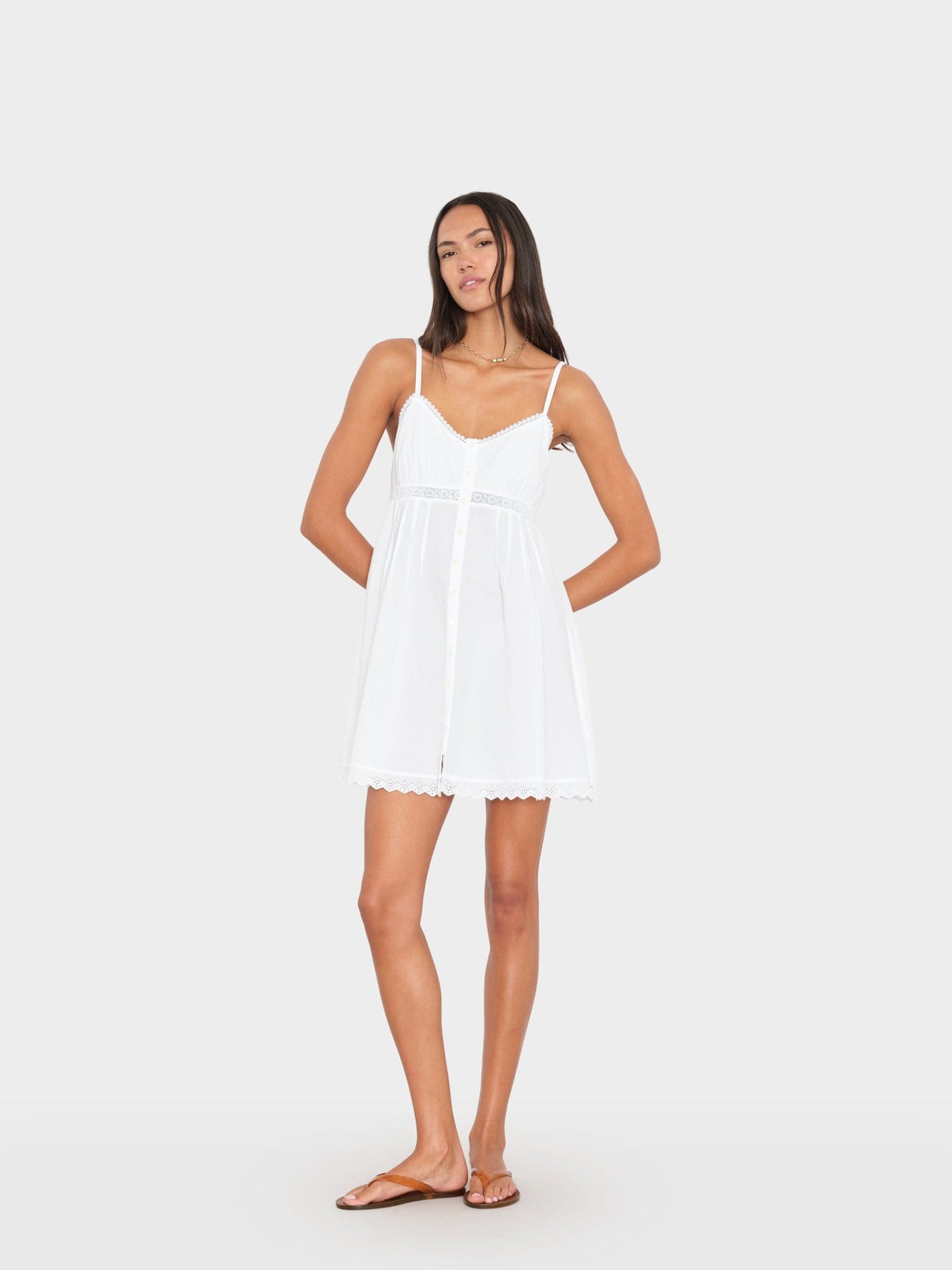 layton mini slip dress Blanc Anna Dress Small / Blanc