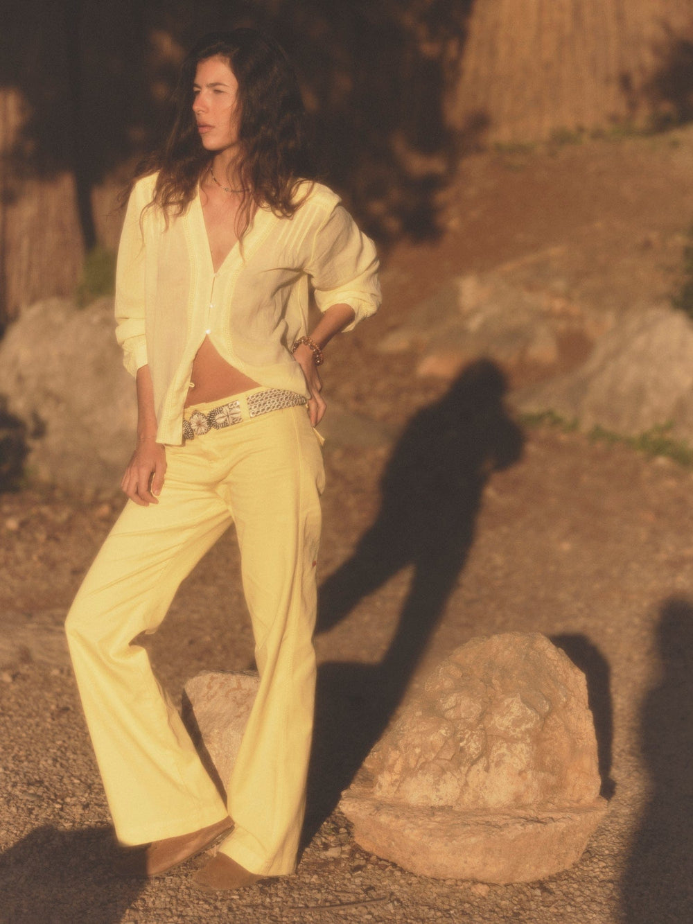 LM03 Pant Soft Sun Emmanuelle Twill Pant Soft Sun Emmanuelle Twill Pant
