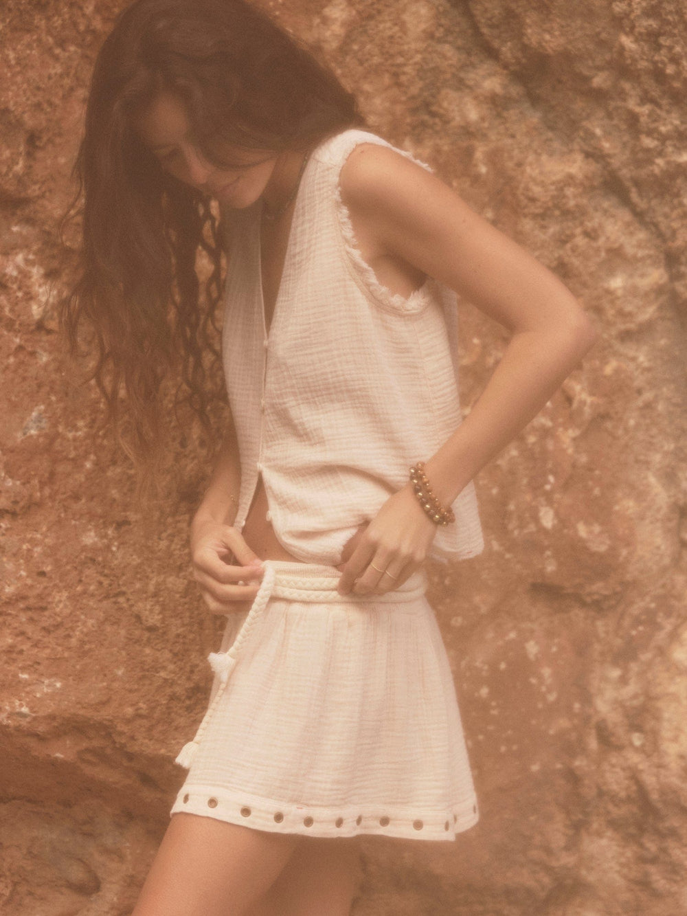 LM03 Skirt Oysterette Esther Skirt Oysterette Esther Skirt