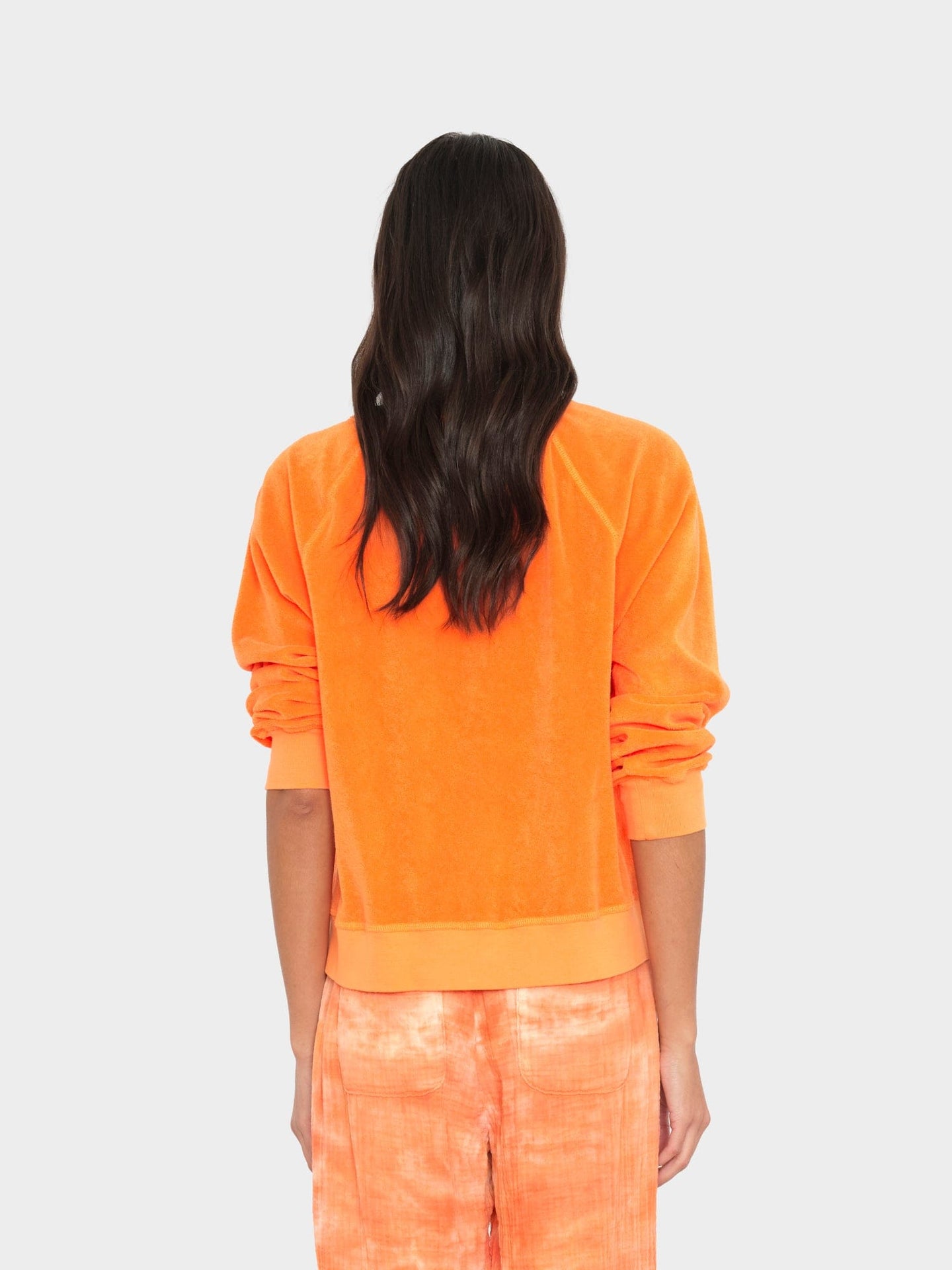 LM03 Sweatshirt Mandarine Pierre Terry Sweatshirt Mandarine Pierre Terry Sweatshirt