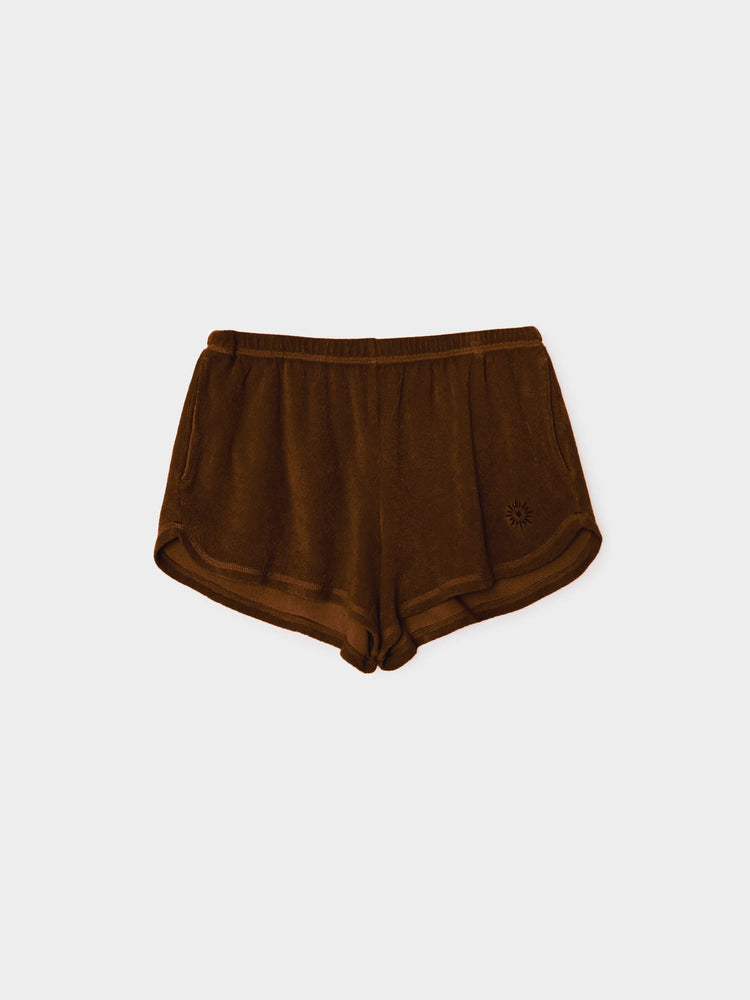 LM03 Sweatshort Cocoa Bean Hub Terry Sweatshort Cocoa Bean Hub Terry Sweatshort