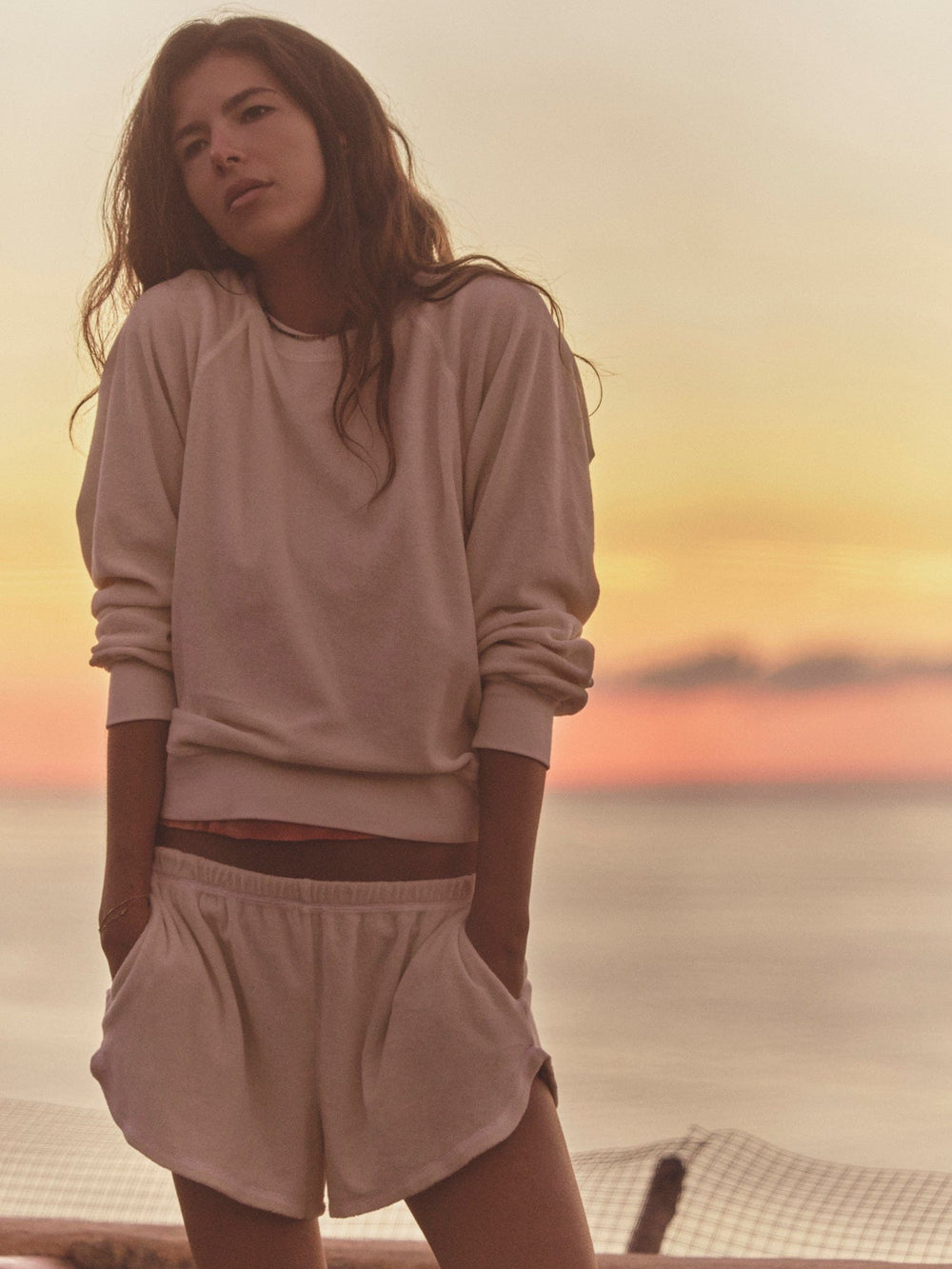 LM03 Sweatshort Oysterette Hub Terry Sweatshort Oysterette Hub Terry Sweatshort
