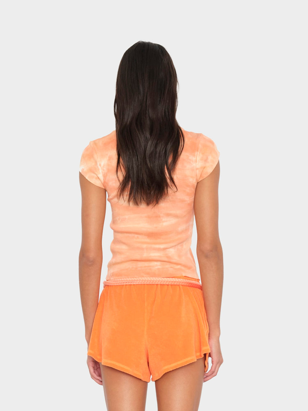 LM03 Tee Sunset Orange Elliot Fine Rib Tee Sunset Orange Elliot Fine Rib Tee