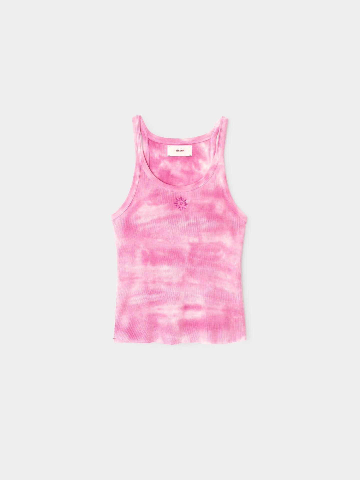 LM03 Tee Sunset Raspberry Beca Fine Rib Tank Top Sunset Raspberry Beca Fine Rib Tank Top