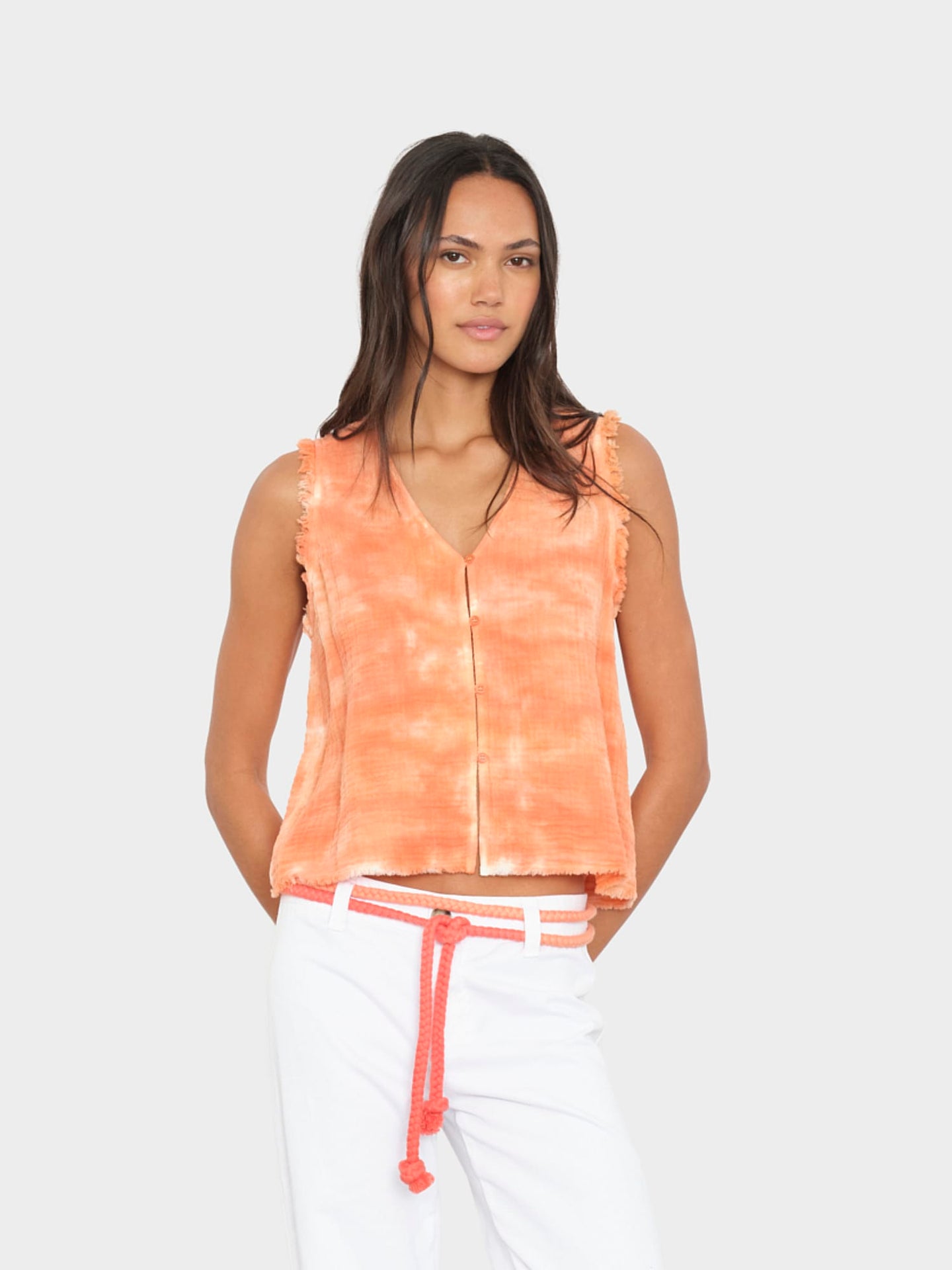 LM03 Top Sunset Orange Naomie Top Sunset Orange Naomie Top