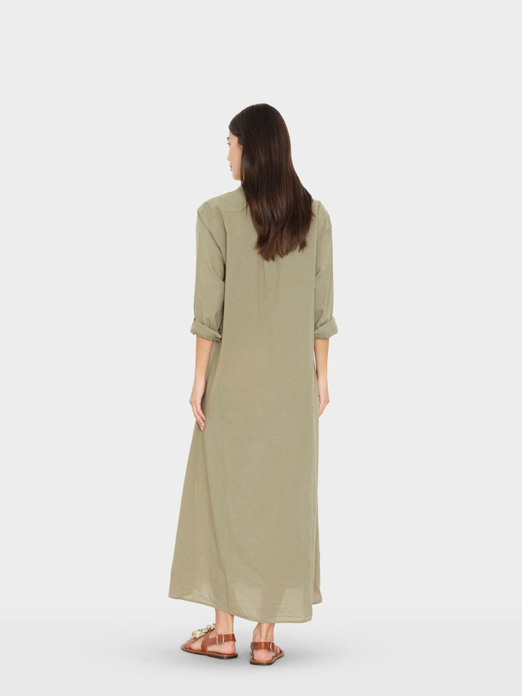 LN01 Dress Hand-Painted Dark Seagrass Boden Dress Hand-Painted Dark Seagrass Boden Dress