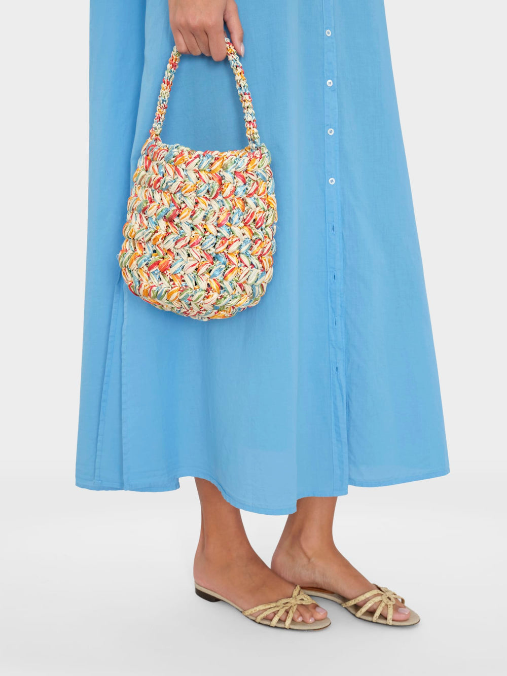 Maria La Rosa Bag One Size / Assorted Multicolor Micmac Bucket Bag M0MCM001-OS-ASST Multicolor Micmac Bucket Bag