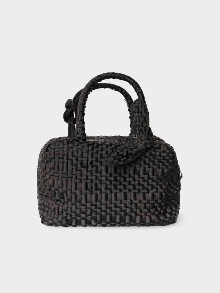 Maria La Rosa Bag One Size / Black Black Bow Bag M0BWB230-OS-BLK Black Bow Bag