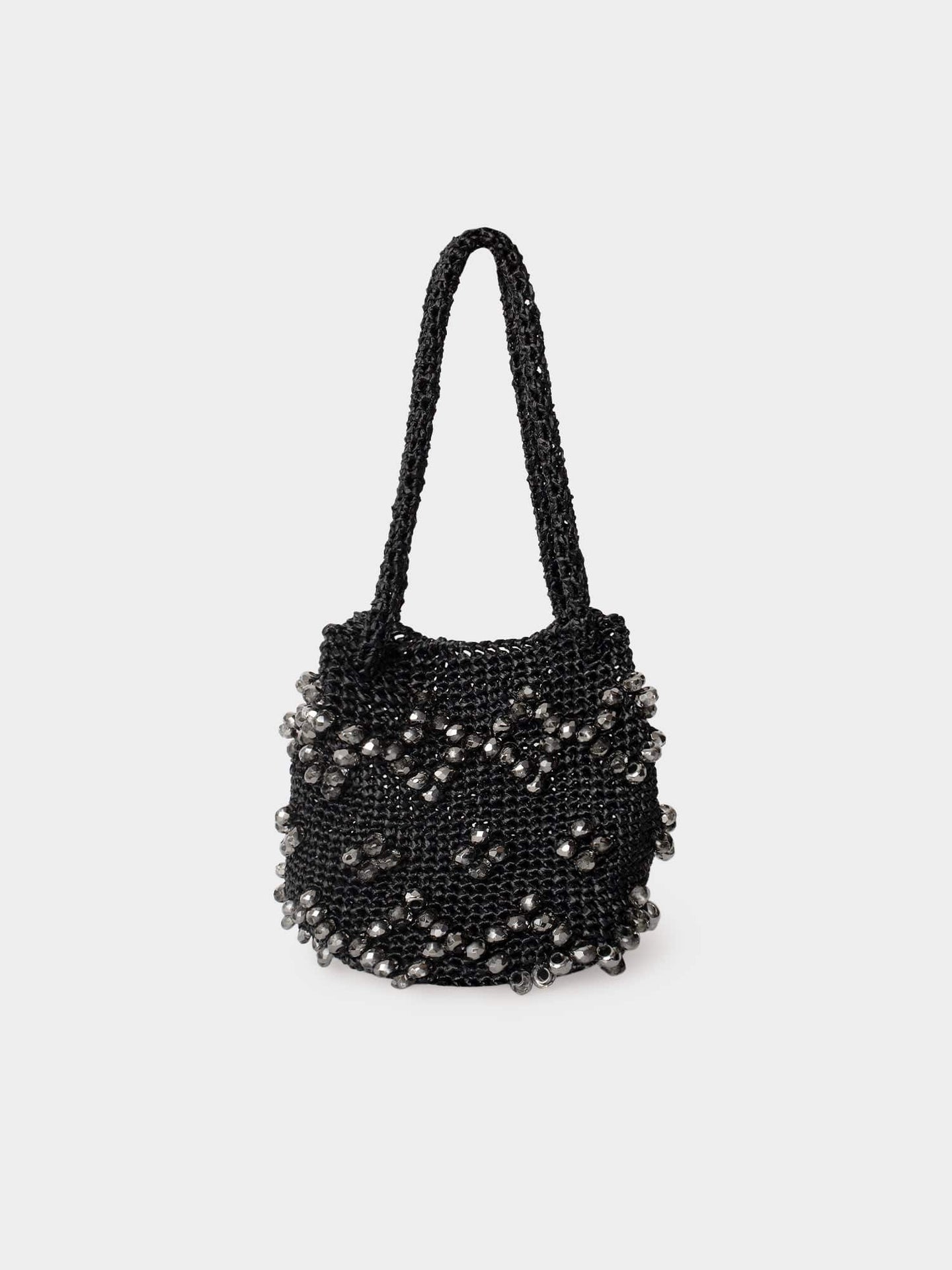 Maria La Rosa Bag One Size / Black Black La Gemmé Mini Bucket Bag M0LGB220-OS-BLK Black La Gemmé Mini Bucket Bag