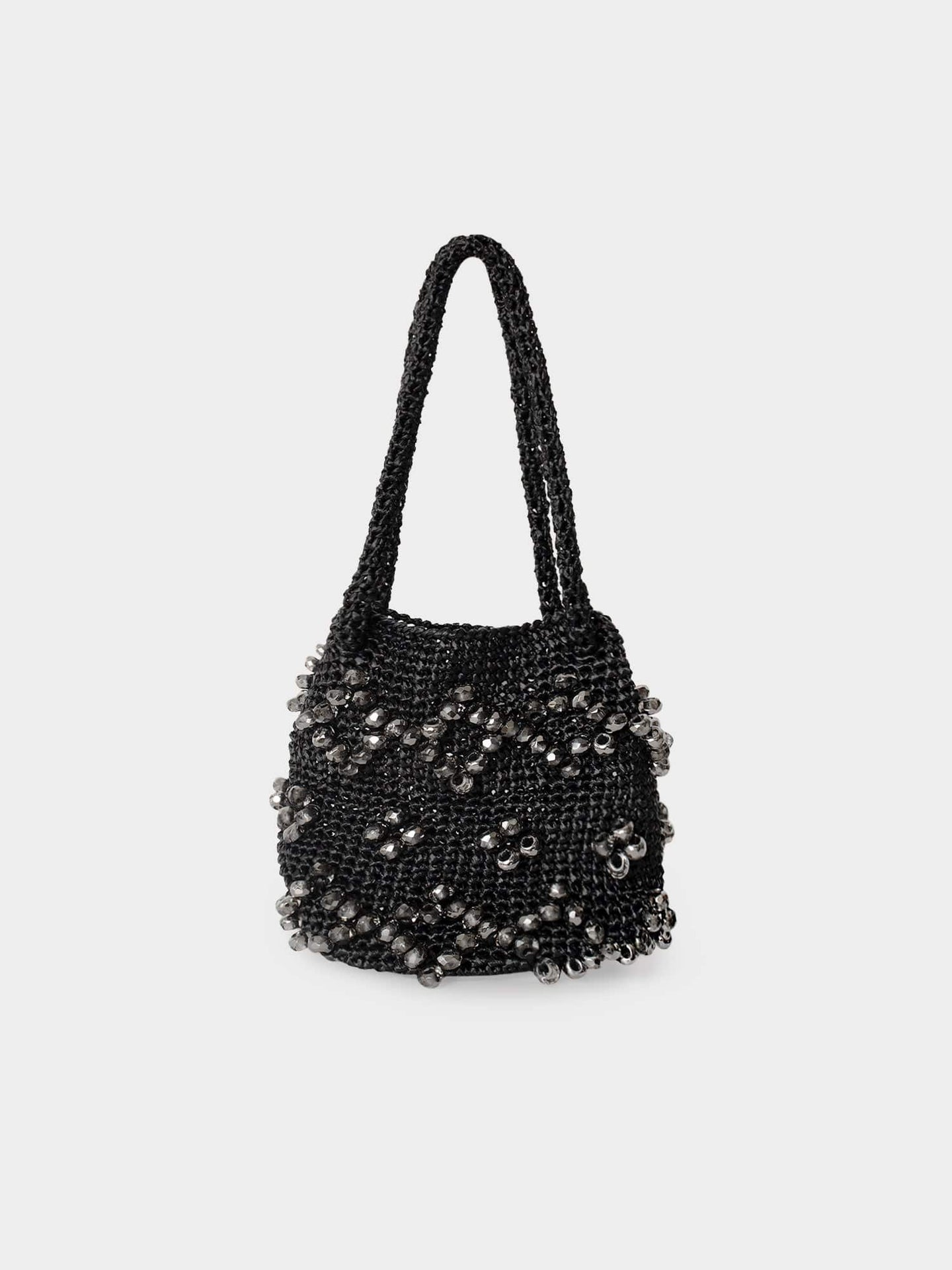 Maria La Rosa Bag One Size / Black Black La Gemmé Mini Bucket Bag M0LGB220-OS-BLK Black La Gemmé Mini Bucket Bag