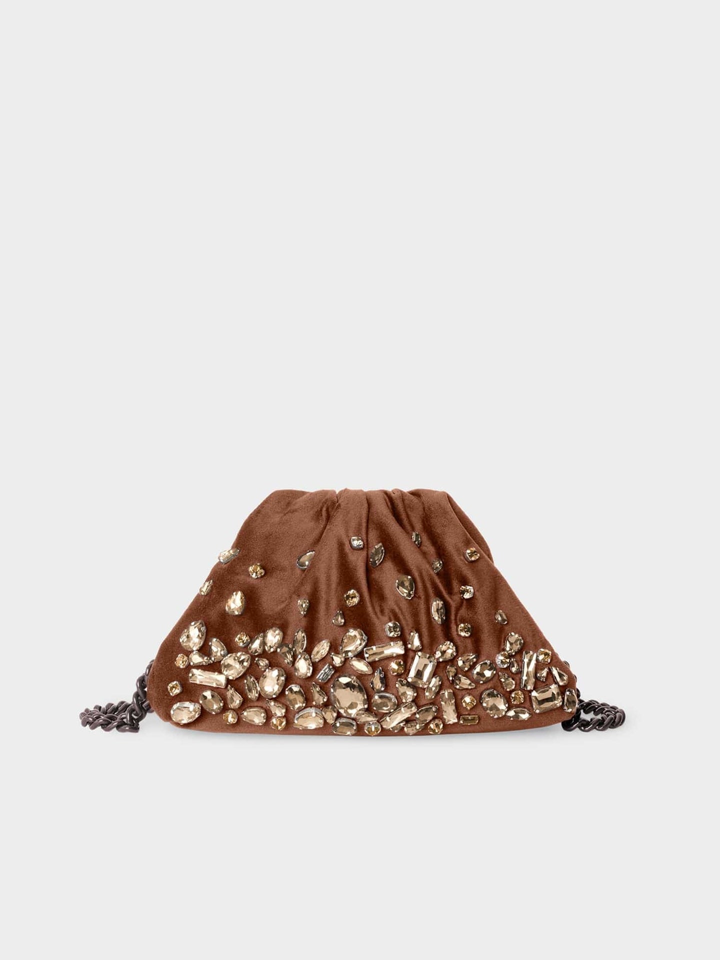 Maria La Rosa Bag One Size / Brown Brown Pepita Bag M0PTB120-OS-BRN Brown Pepita Bag