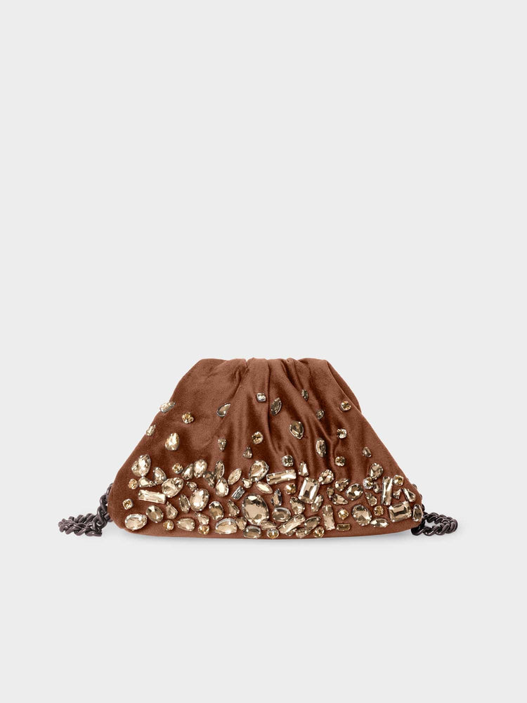 Maria La Rosa Bag One Size / Brown Brown Pepita Bag M0PTB120-OS-BRN Brown Pepita Bag