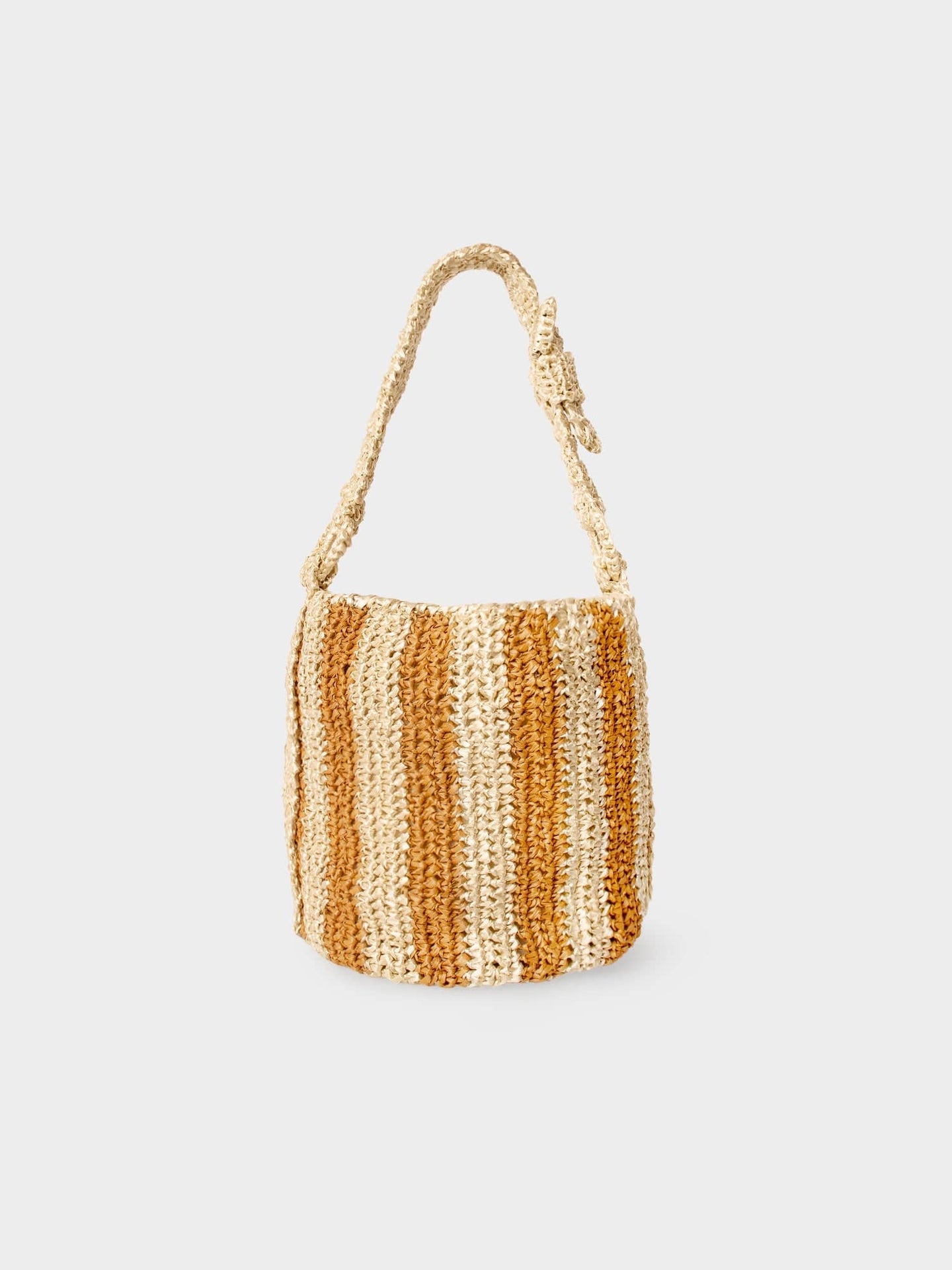 Maria La Rosa Bag One Size / Natural Natural Cheyenne Mini Bucket Bag M0CMB131-OS-NAT Natural Cheyenne Mini Bucket Bag