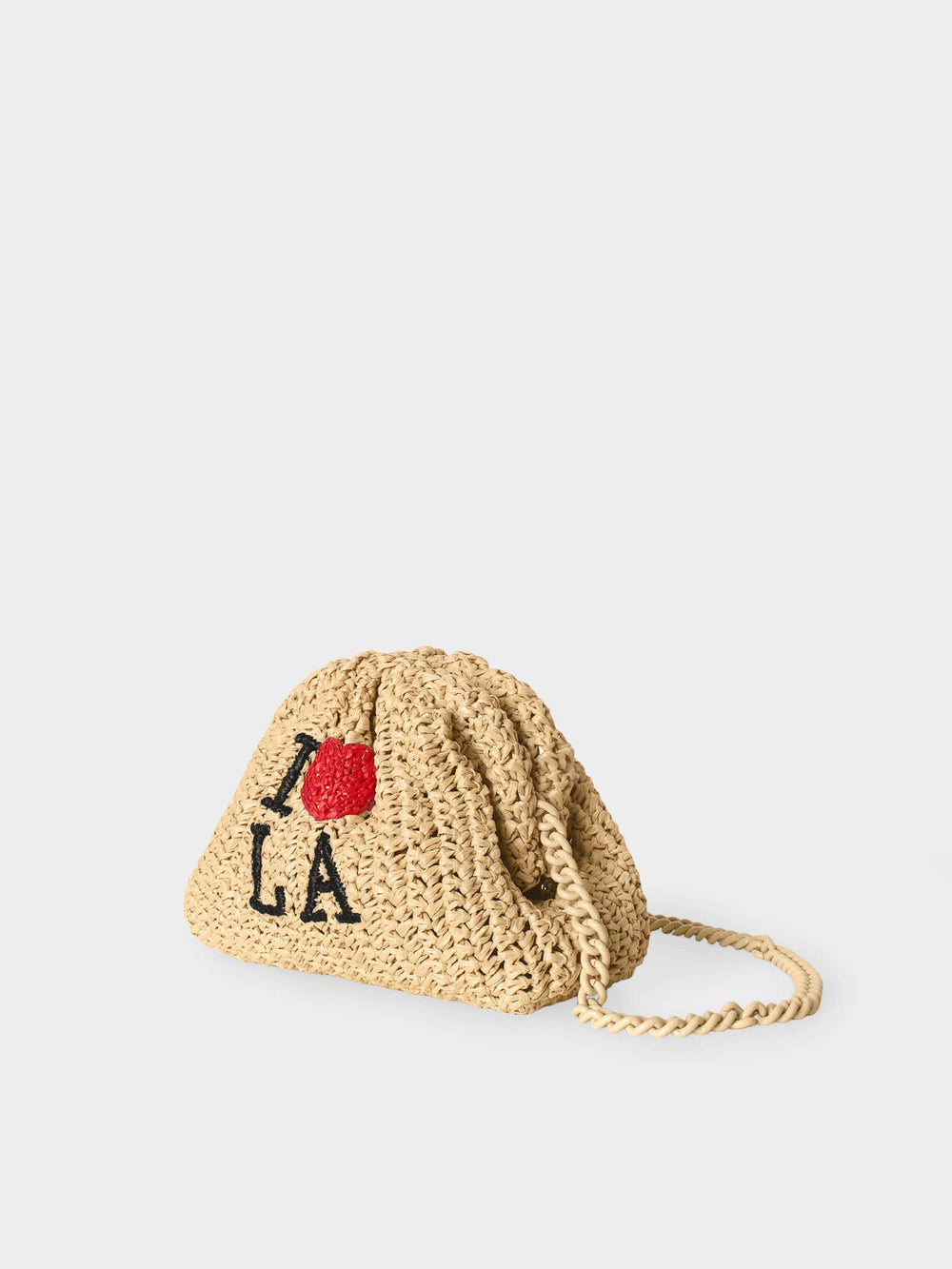 Maria La Rosa Bag One Size / Natural Natural I Love LA Mini Game Bag M0MGB001-OS-NAT Natural I Love LA Mini Game Bag