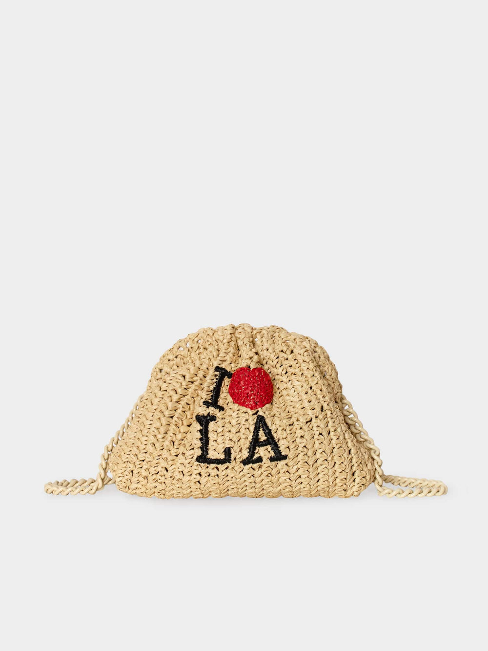 Maria La Rosa Bag One Size / Natural Natural I Love LA Mini Game Bag M0MGB001-OS-NAT Natural I Love LA Mini Game Bag