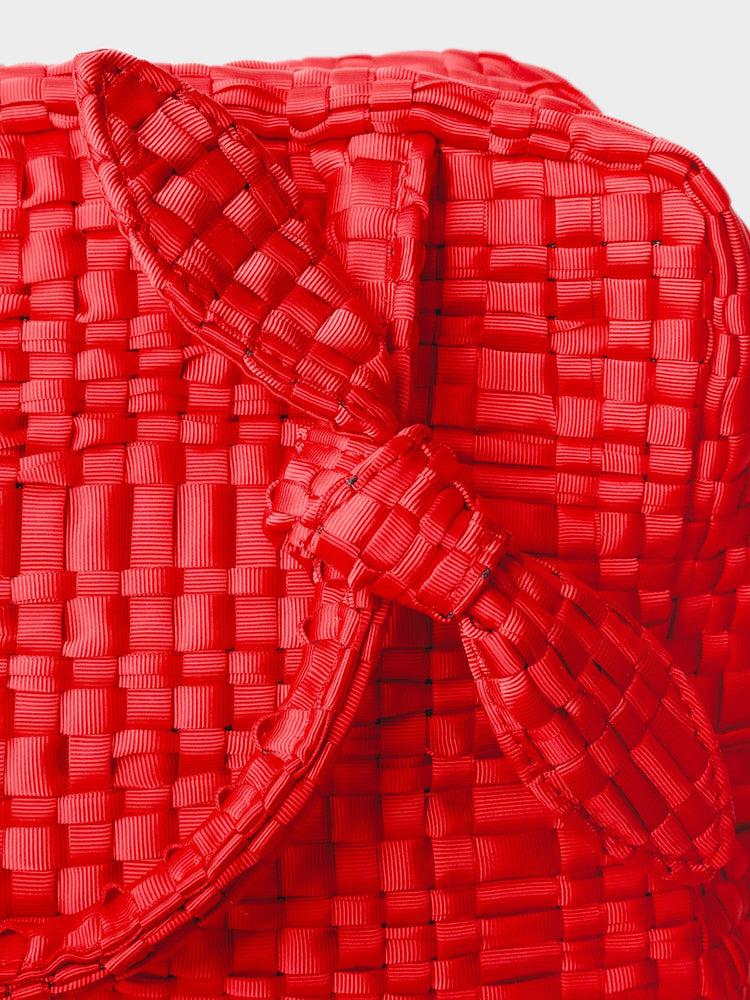 Maria La Rosa Bag One Size / Red Red Bow Bag M0BWB230-OS-RED Red Bow Bag