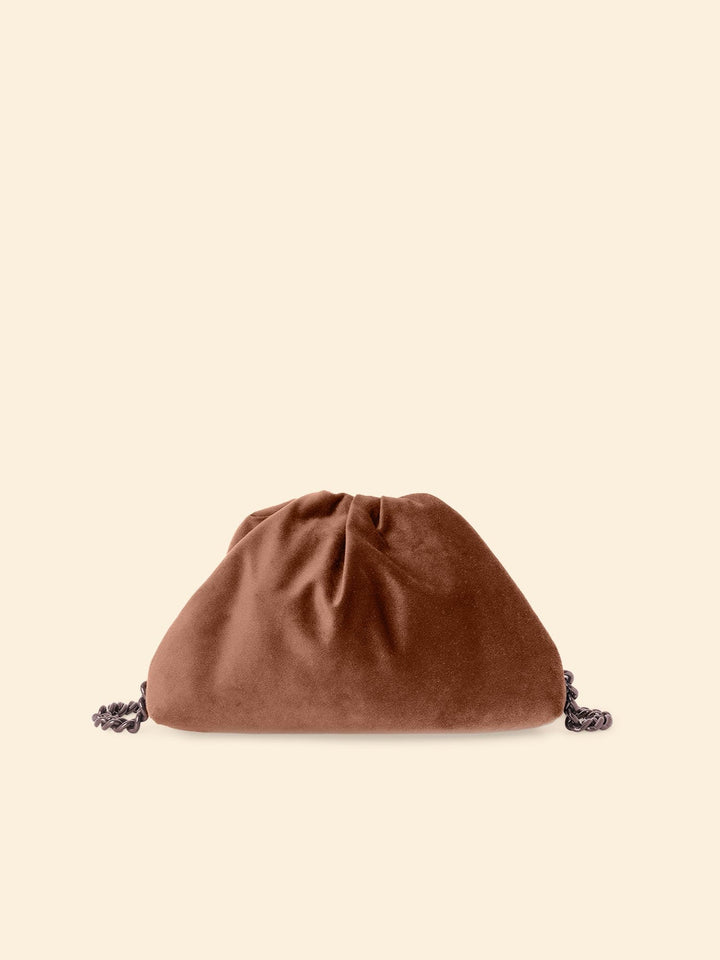 Maria La Rosa Handbag One Size / Brown Maria La Rosa Brown Pepita Bag M0PTB120-OS-BRN Maria La Rosa Brown Pepita Bag