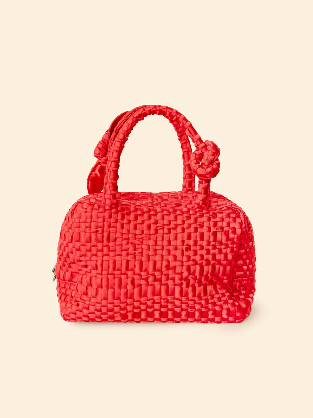 Maria La Rosa Handbag One Size / Red Maria La Rosa Red Bow Bag M0BWB230-OS-RED Maria La Rosa Red Bow Bag