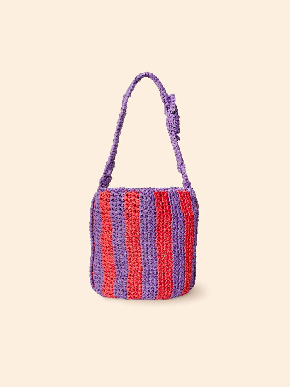 Maria La Rosa Handbag One Size / Violet Maria La Rosa Violet Cheyenne Mini Bucket Bag M0CMB131-OS-VIL Maria La Rosa Violet Cheyenne Mini Bucket Bag