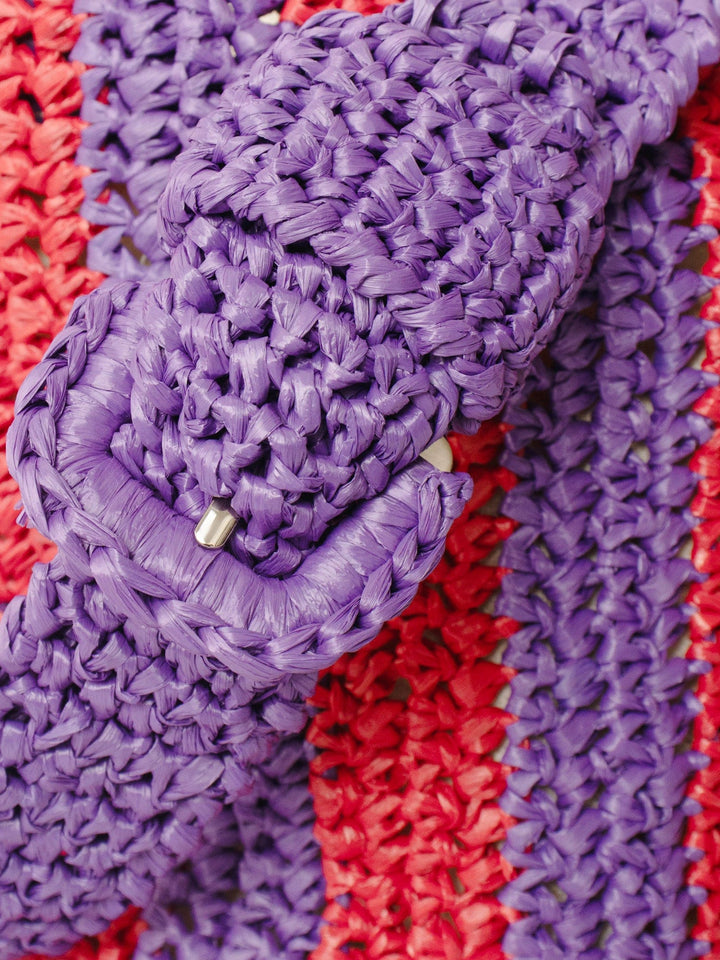 Maria La Rosa Handbag One Size / Violet Maria La Rosa Violet Cheyenne Mini Bucket Bag M0CMB131-OS-VIL Maria La Rosa Violet Cheyenne Mini Bucket Bag