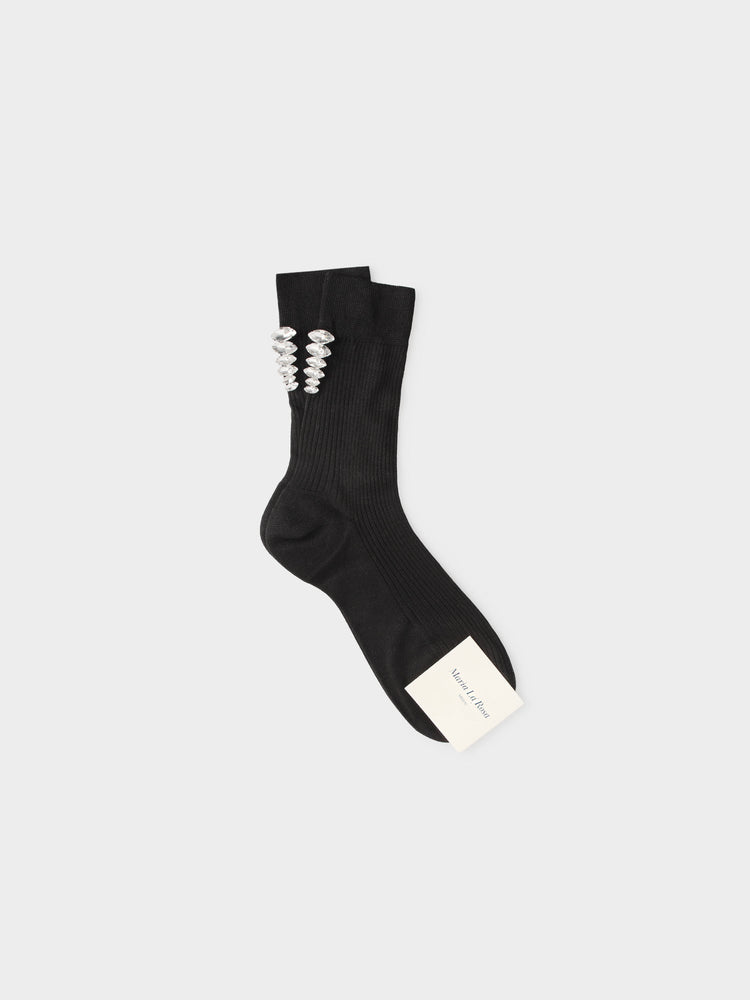 Maria La Rosa Socks One Size / Black Black Astronomic Socks M9ANS500-OS-BLK Black Astronomic Socks
