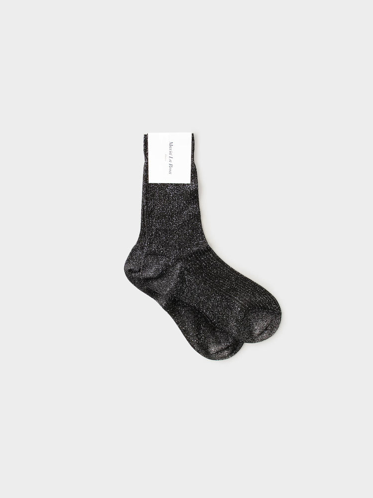 Maria La Rosa Socks One Size / Black Black Firefly Socks M9FRY001-OS-BLK Black Firefly Socks