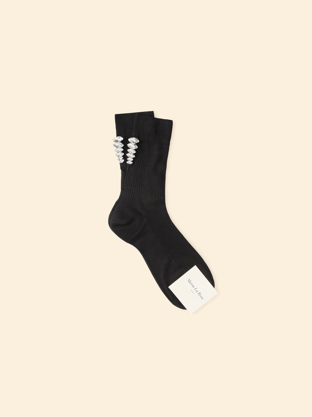 Maria La Rosa Socks One Size / Black Maria La Rosa Black Astronomic Socks M9ANS500-OS-BLK Maria La Rosa Black Astronomic Socks