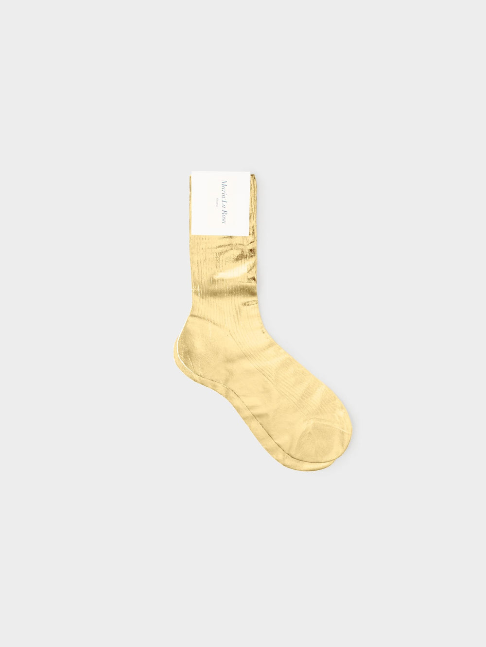 Maria La Rosa Socks One Size / Gold Gold Laminated Socks M9LMS790-OS-GOLD Gold Laminated Socks