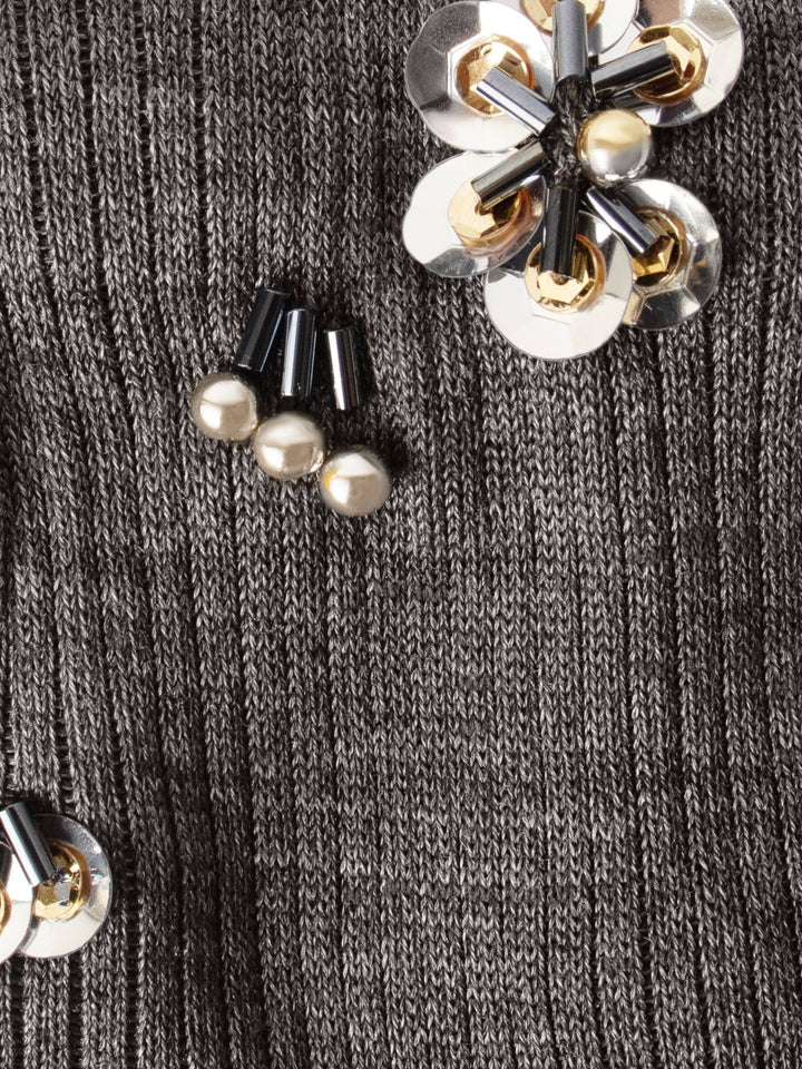 Maria La Rosa Socks One Size / Grey Melange Maria La Rosa Grey Melange Agathe Socks M9AGS150-OS-GRYM Maria La Rosa Grey Melange Agathe Socks