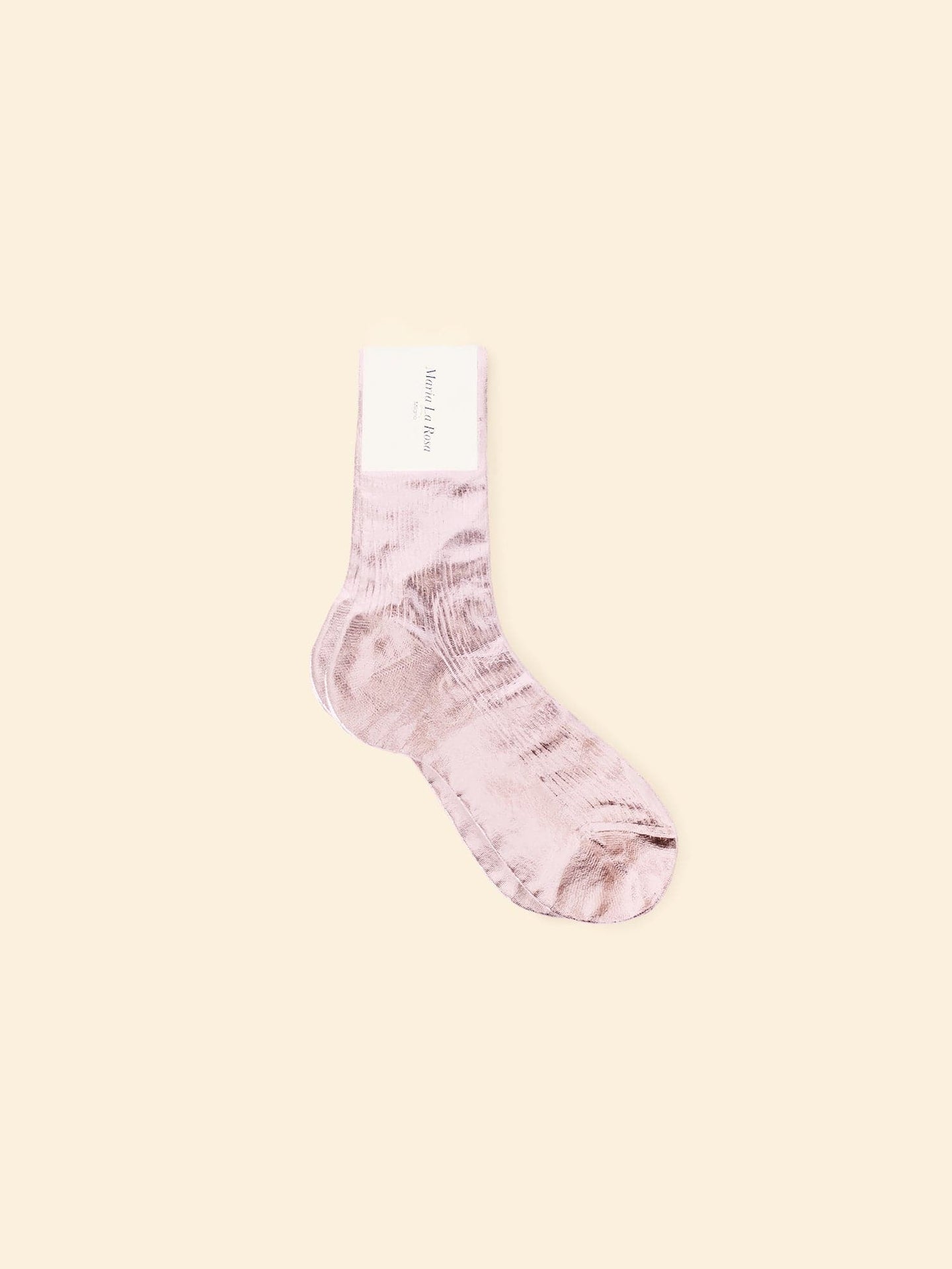 Maria La Rosa Socks One Size / Lilac Maria La Rosa Lilac Laminated Socks M9LMS790-OS-LLC Maria La Rosa Lilac Laminated Socks
