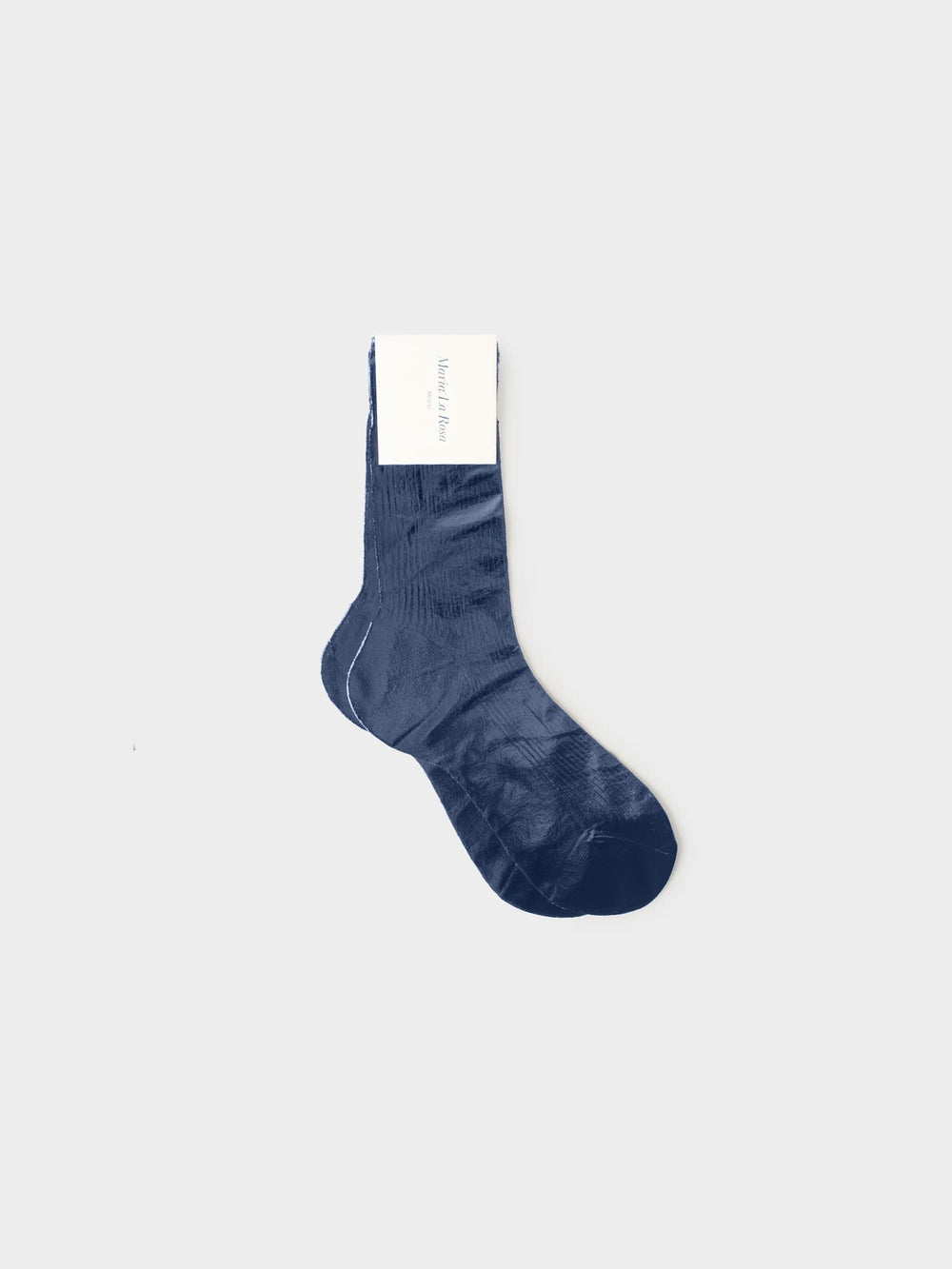 Maria La Rosa Socks One Size / Navy Navy Laminated Socks M9LMS790-OS-NVY Navy Laminated Socks
