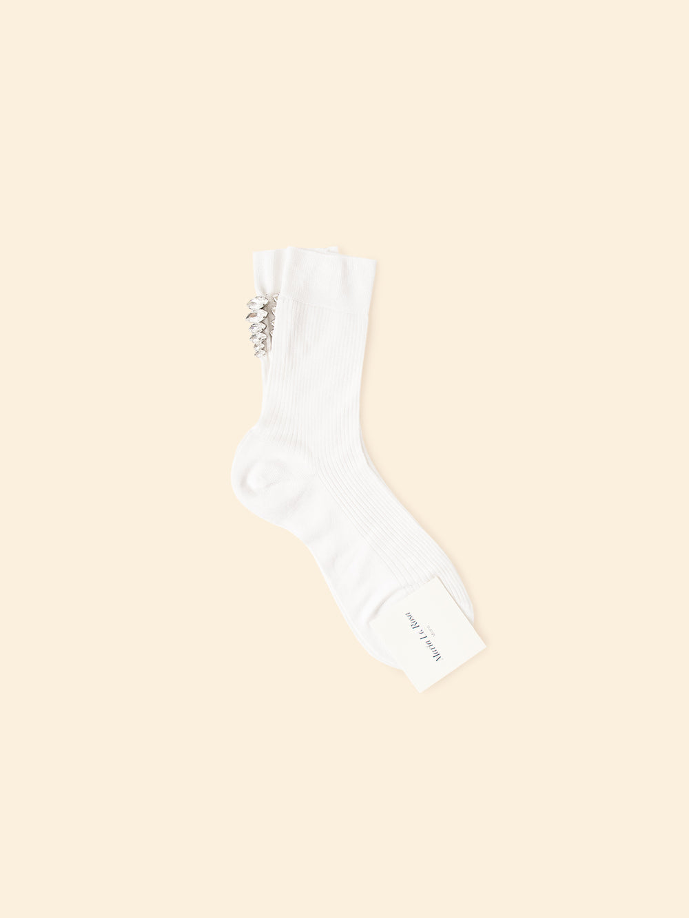 Maria La Rosa Socks One Size / Off White Maria La Rosa Off White Astronomic Socks M9ANS500-OS-OWHT Maria La Rosa Off White Astronomic Socks