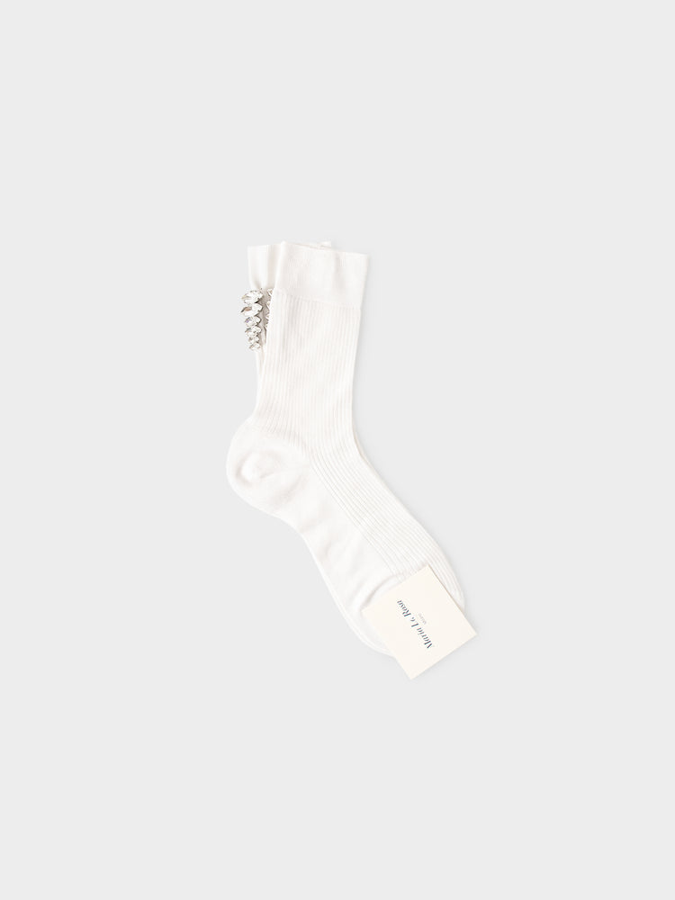 Maria La Rosa Socks One Size / Off White Off White Astronomic Socks M9ANS500-OS-OWHT Off White Astronomic Socks
