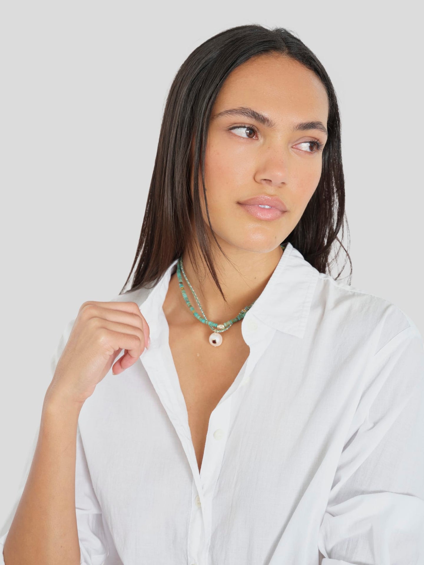 Pascale Monvoisin Necklace One Size / Garnet Garnet Eddie Necklace PM0EN000-OS-GNT Garnet Eddie Necklace