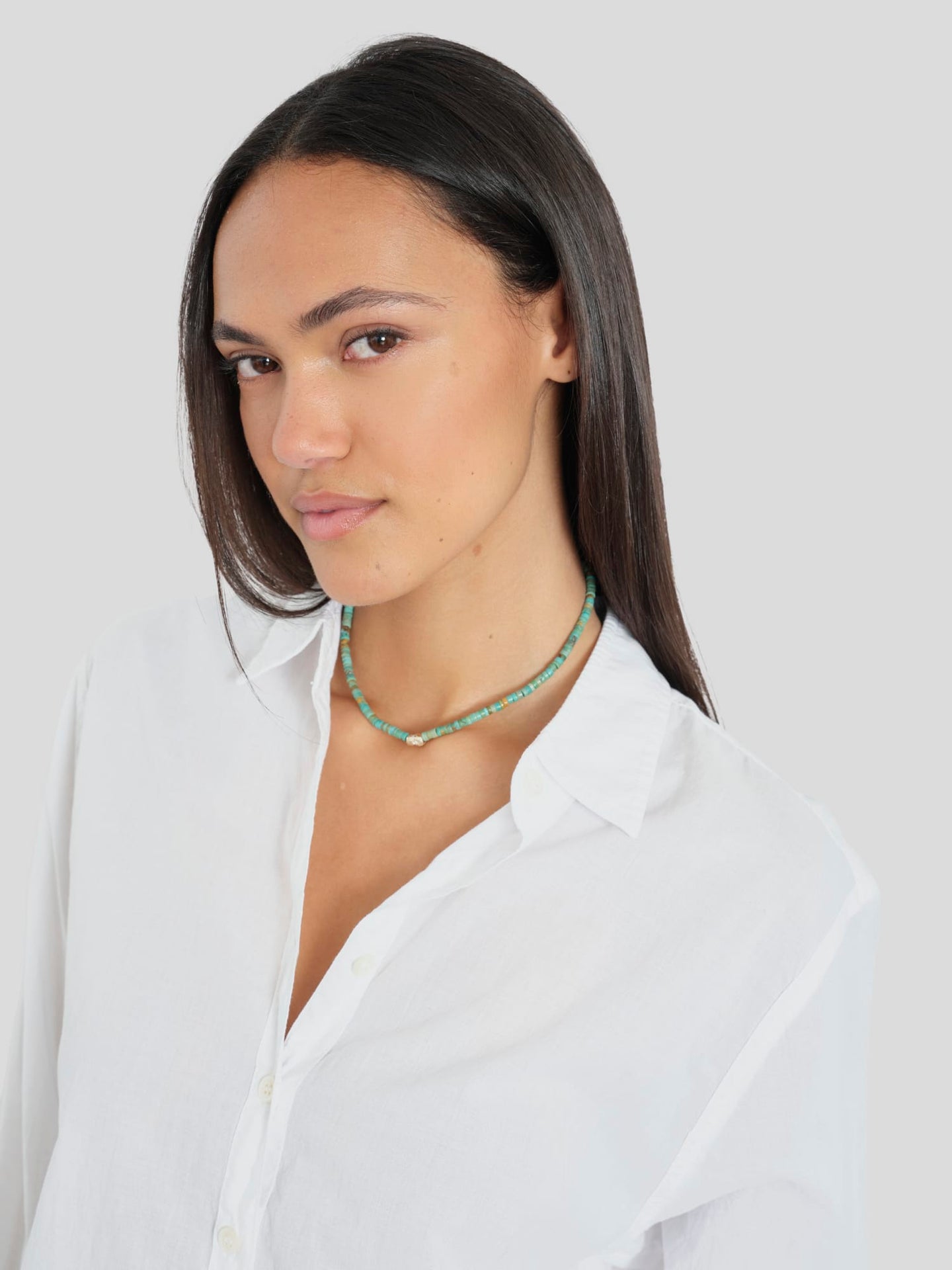 Pascale Monvoisin Necklace One Size / Turquoise Turquoise Taylor N°1 Necklace PM0TN000-OS-TRQS Turquoise Taylor N°1 Necklace