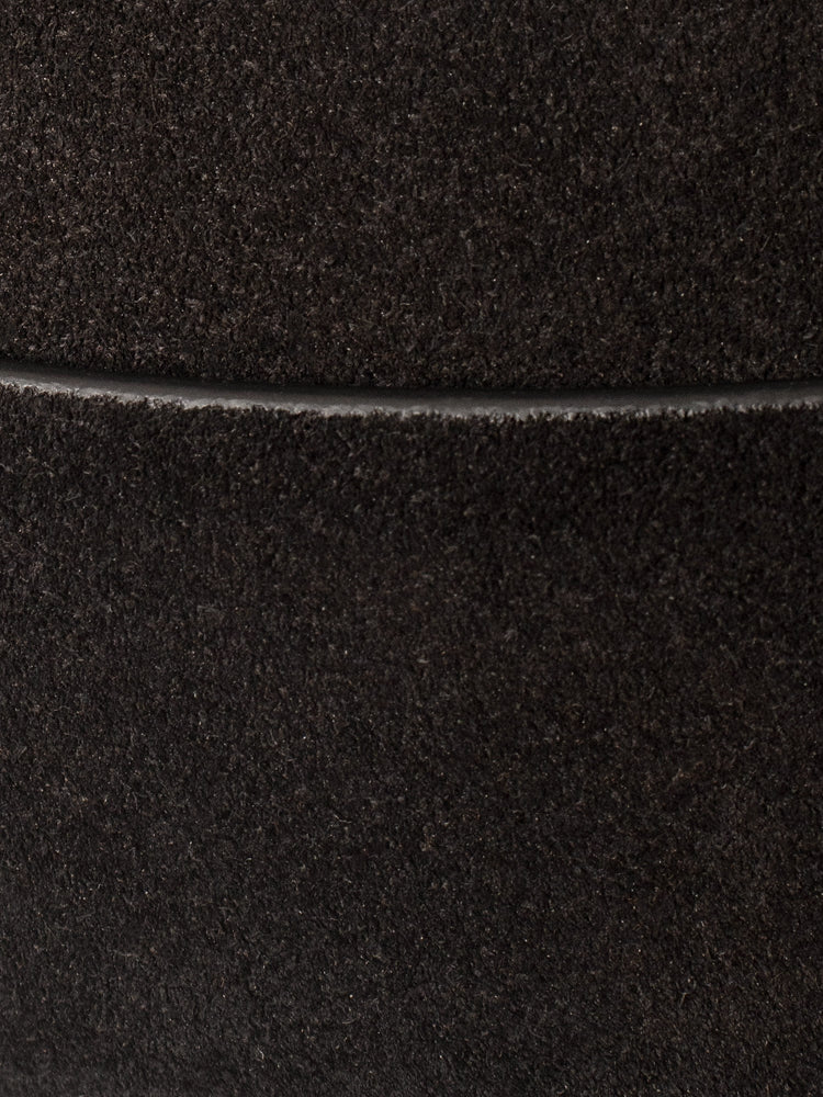 Silver Ostrich Belt Silver Ostrich Black Suede New Mexico Belt Silver Ostrich Black Suede New Mexico Belt