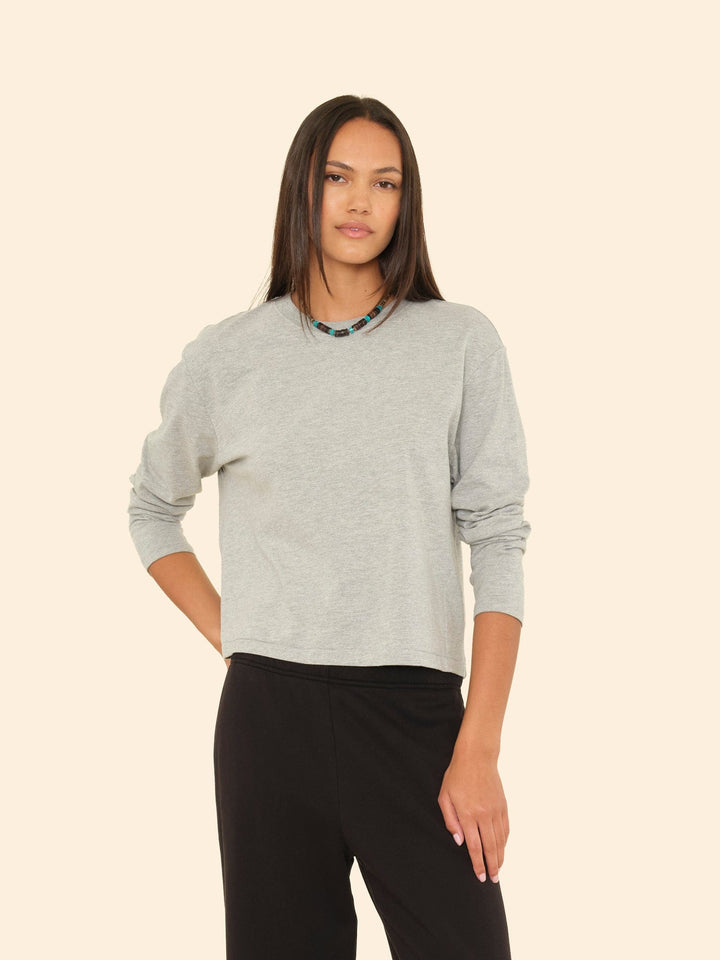 X2408 Tee Heather Grey Terrance Tee Heather Grey Terrance Tee