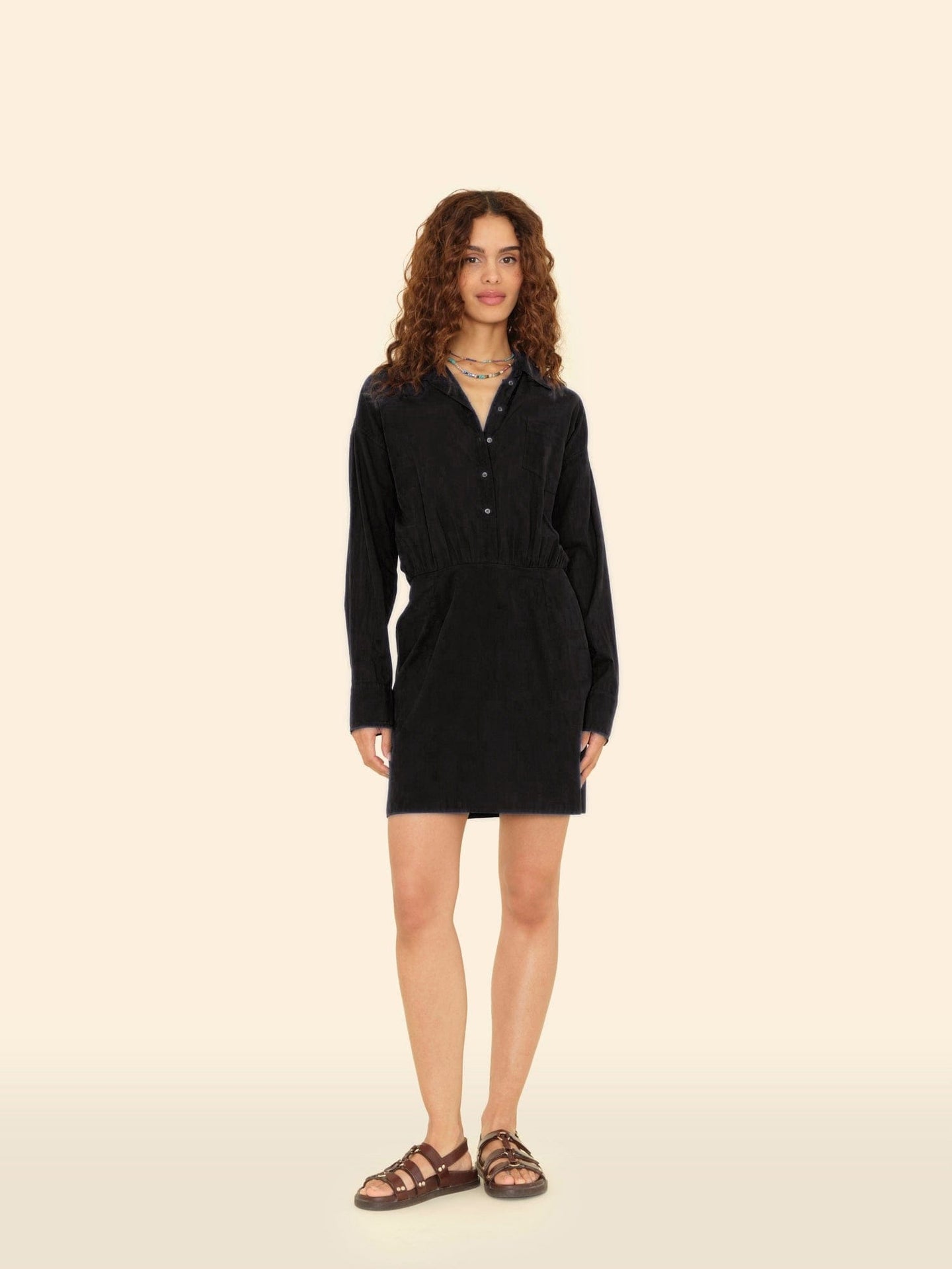 X2501 Dress Black Loulou Dress Black Loulou Dress