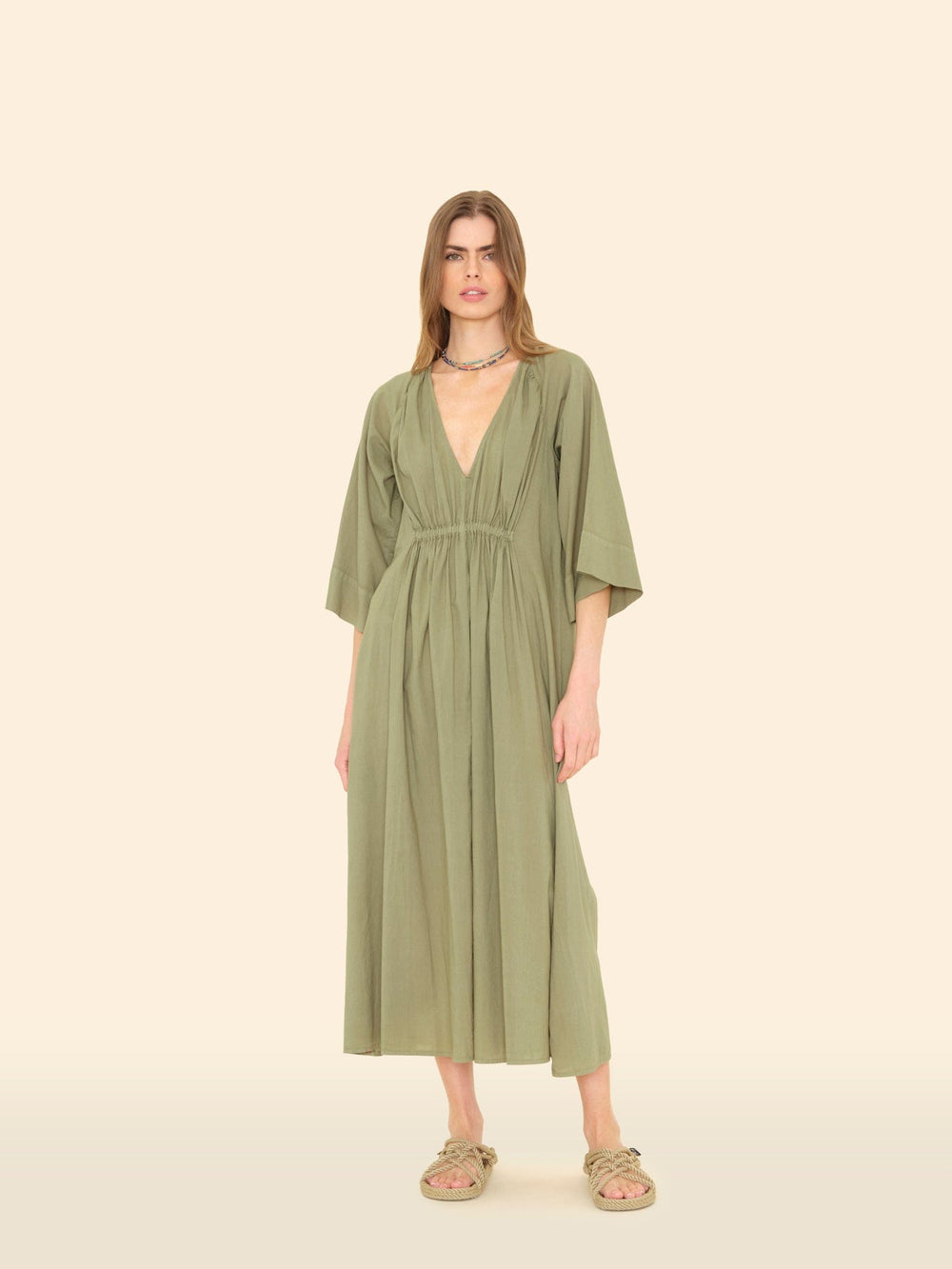 X2501 Dress Dark Seagrass Angela Dress Dark Seagrass Angela Dress