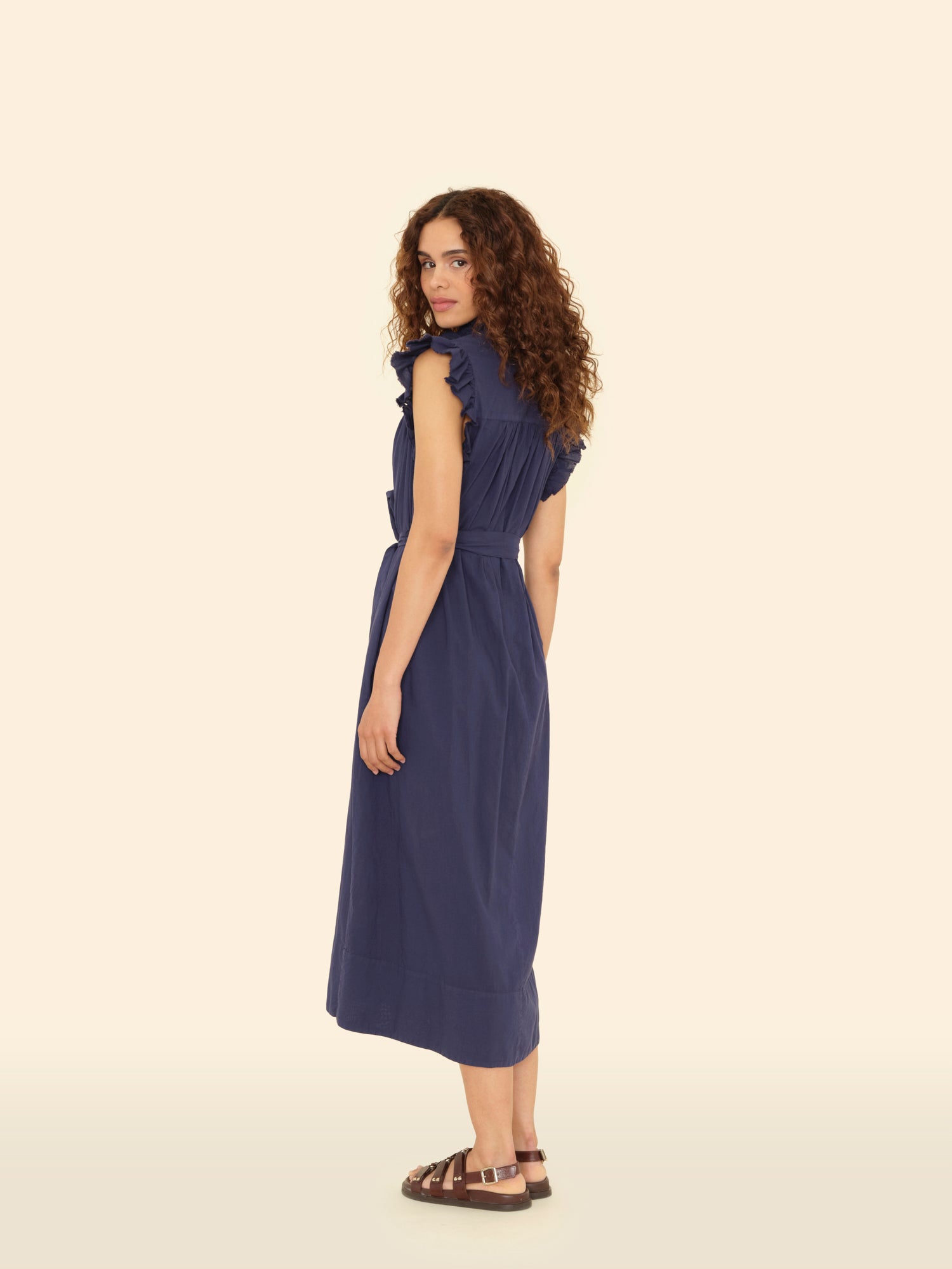 Navy April Dress