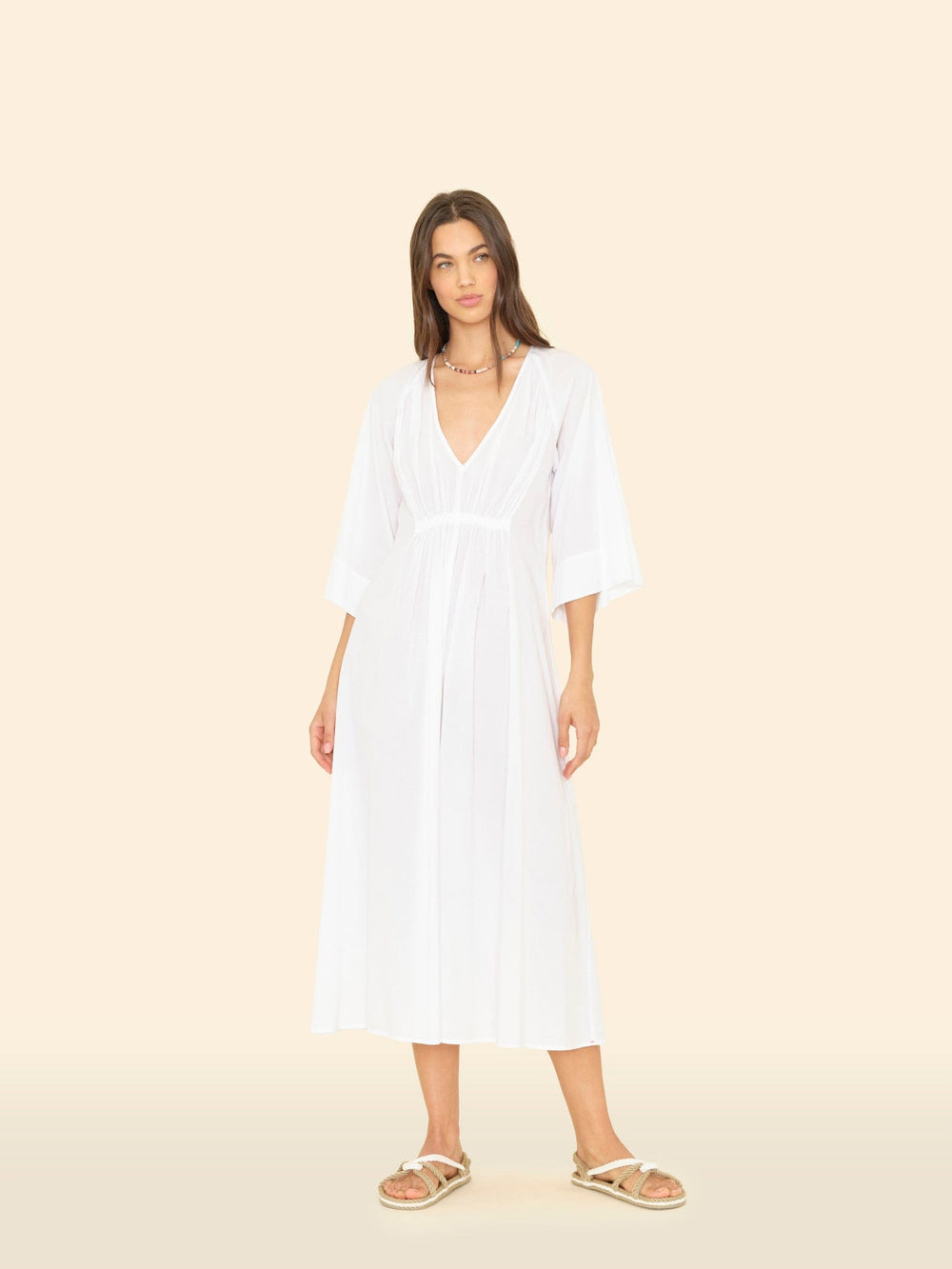 X2501 Dress White Angela Dress White Angela Dress