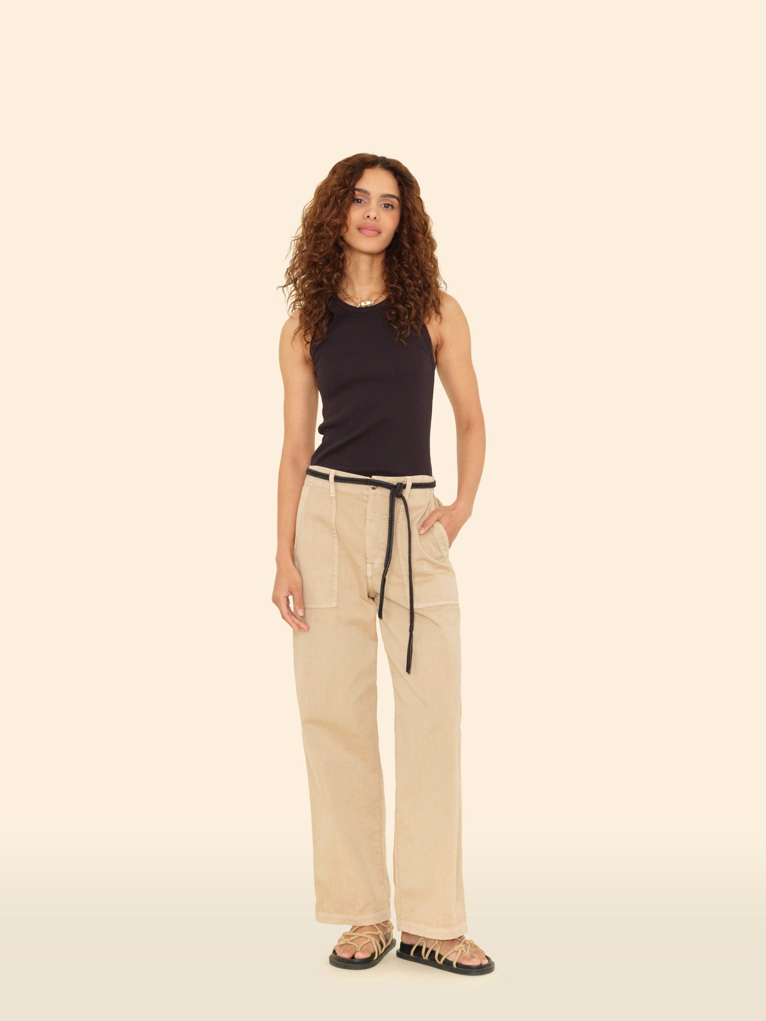 【PORTERNA】Mula City Trouser Dune Morleigh Twill Pant