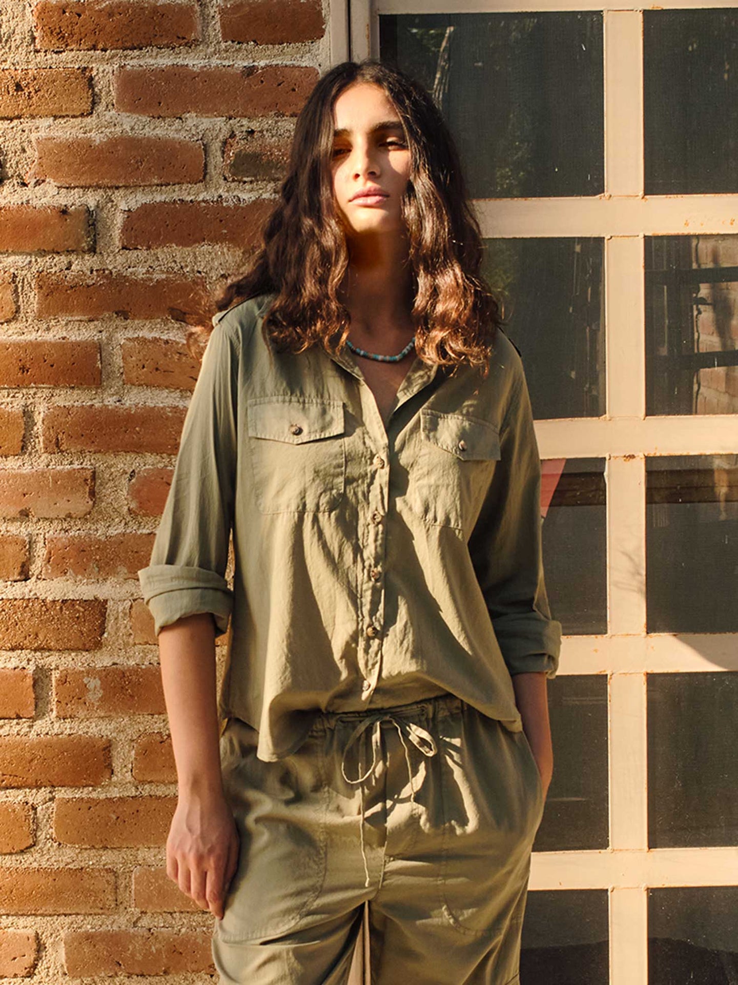 X2501 Shirt Dark Seagrass Phoebe Shirt Dark Seagrass Phoebe Shirt