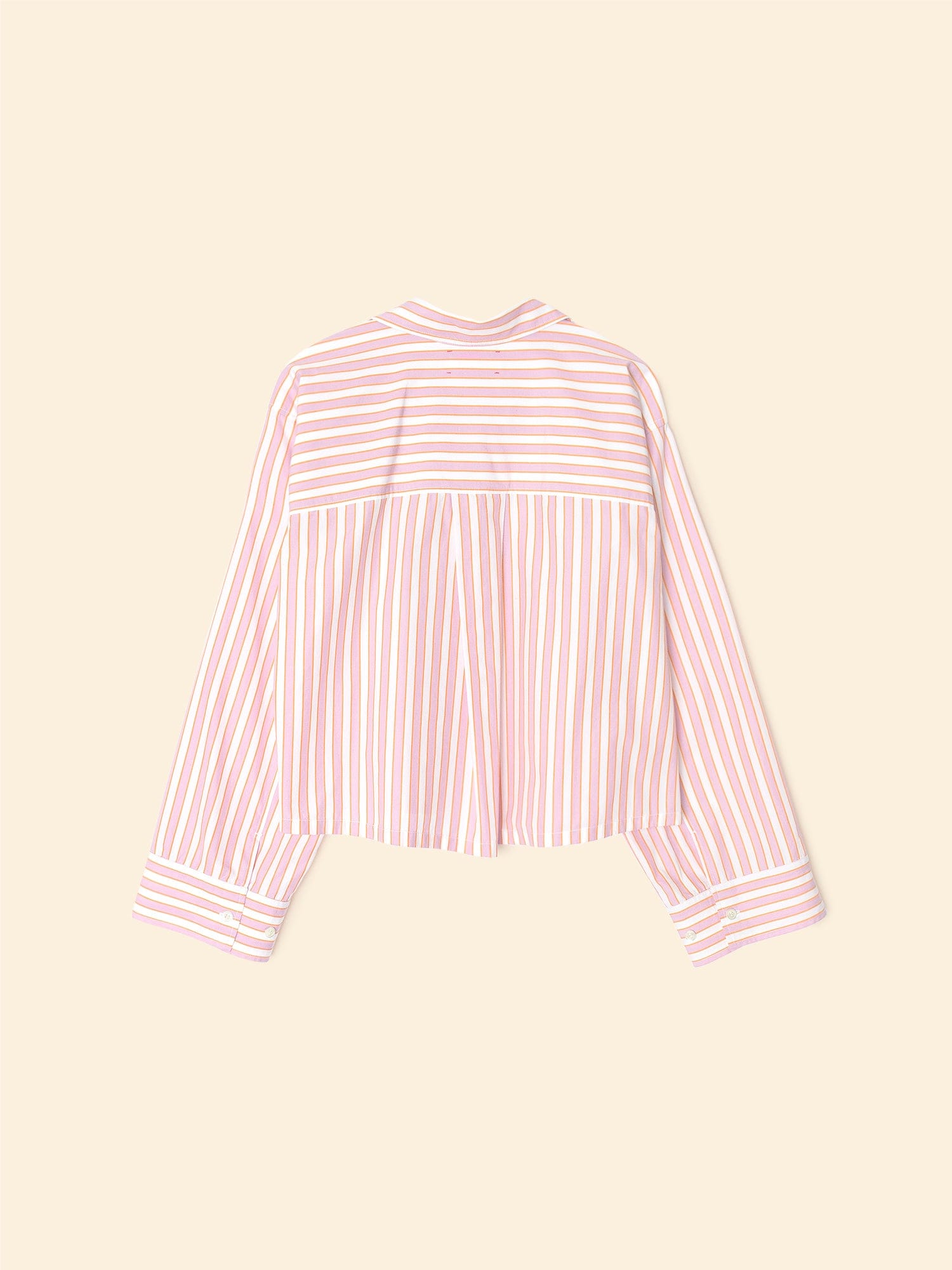 L'Appartement DEUXIEME CLASSE - キセレナ　XIRENA SH シャツ　ピンクストライプ x2501-shirt-pink-sorbet-jessie