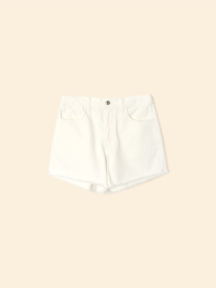 X2501 Short White Hailey Denim Short White Hailey Denim Short